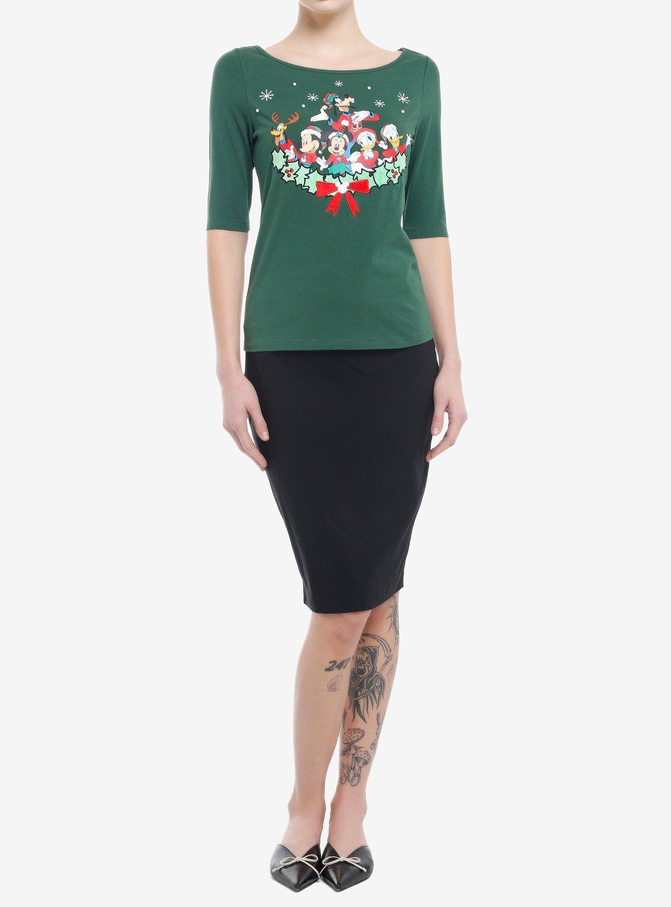 Her Universe Disney Mickey Mouse And Friends Holiday Retro Top Her Universe Exclusive, , hi-res
