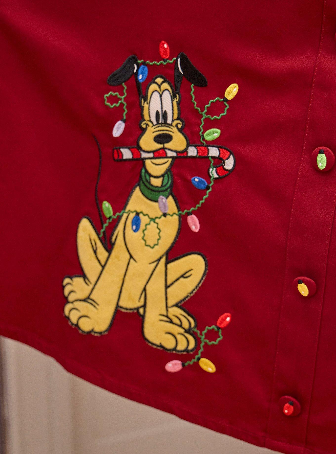 Her Universe Disney Pluto Holiday Retro Skirt Plus Size Her Universe Exclusive, , hi-res