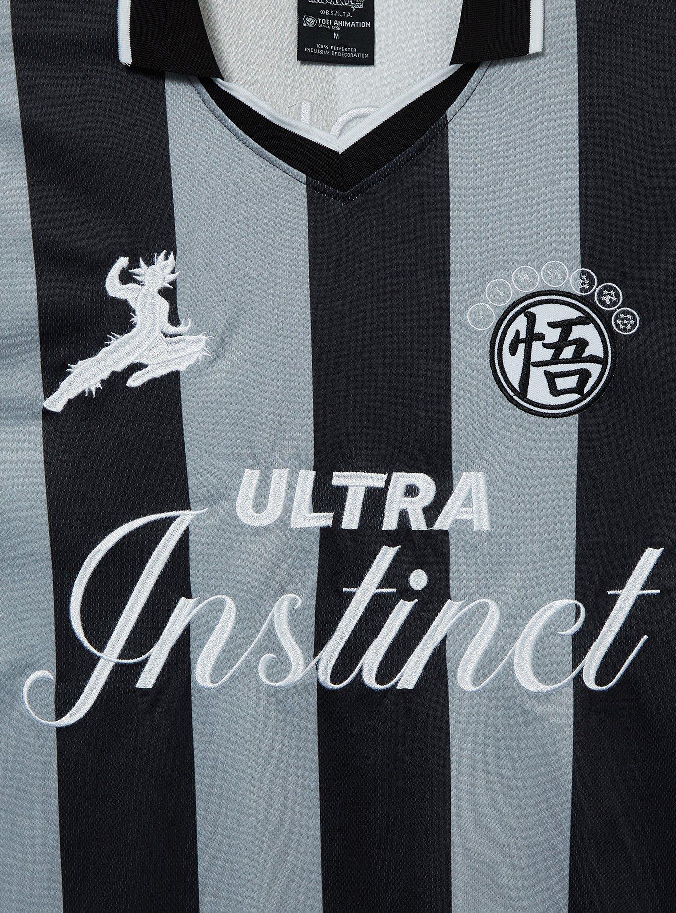 Dragon Ball Z Ultra Instinct Goku Soccer Jersey — BoxLunch Exclusive, STRIPE - GREY, alternate