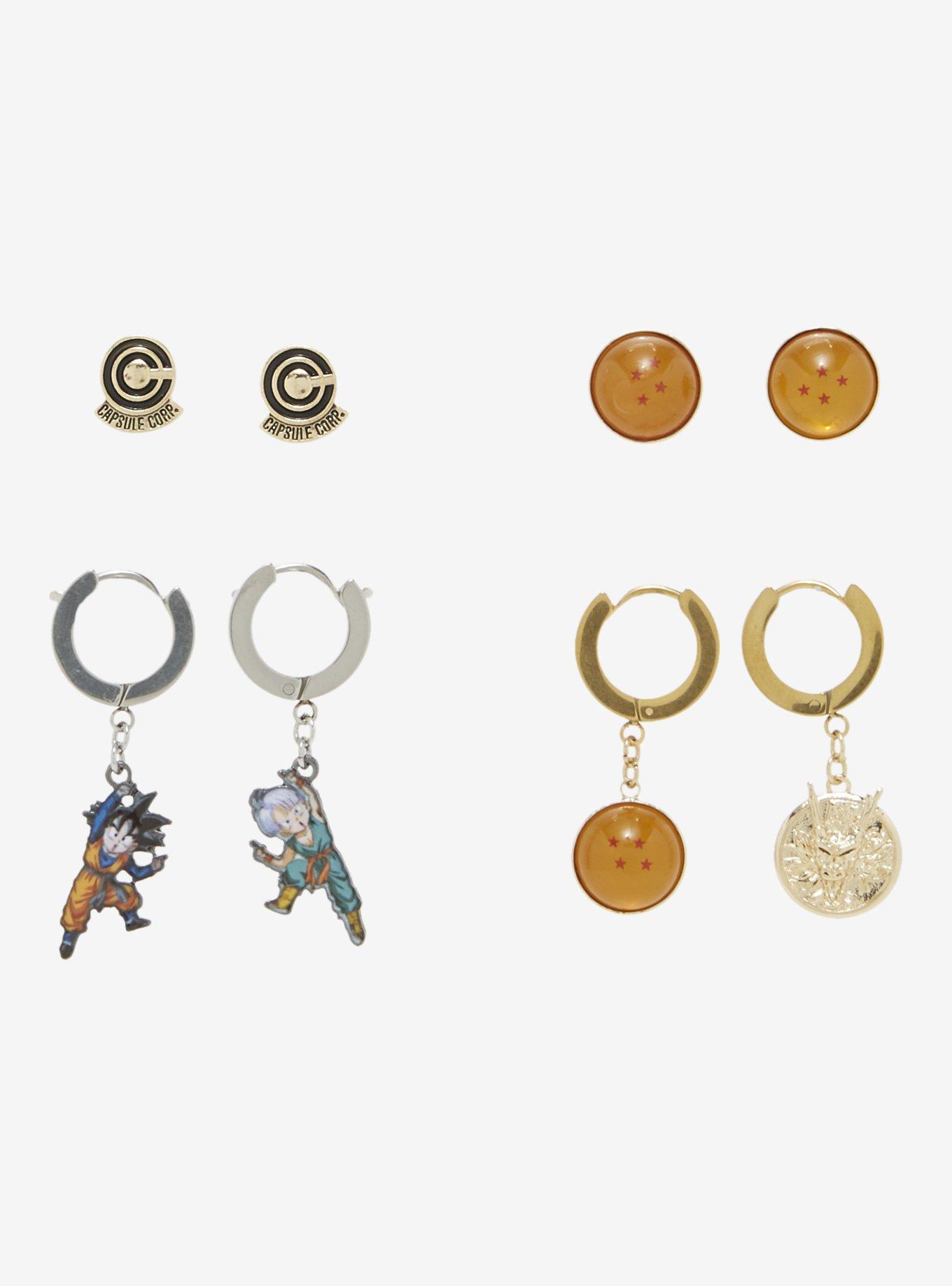 Dragon Ball Z Icons Earring Set - BoxLunch Exclusive, , hi-res