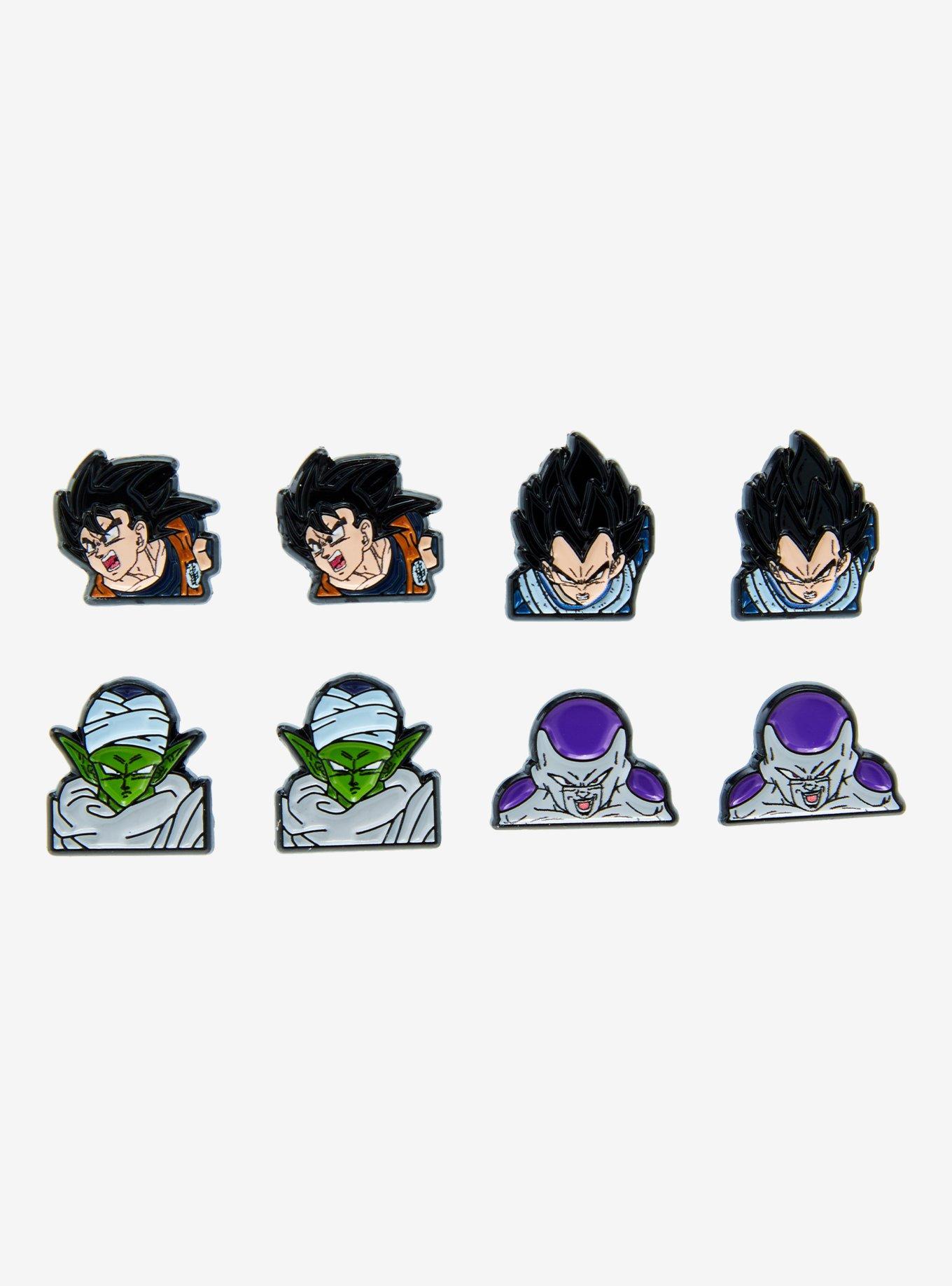 Dragon Ball Z Characters Earring Set, , alternate