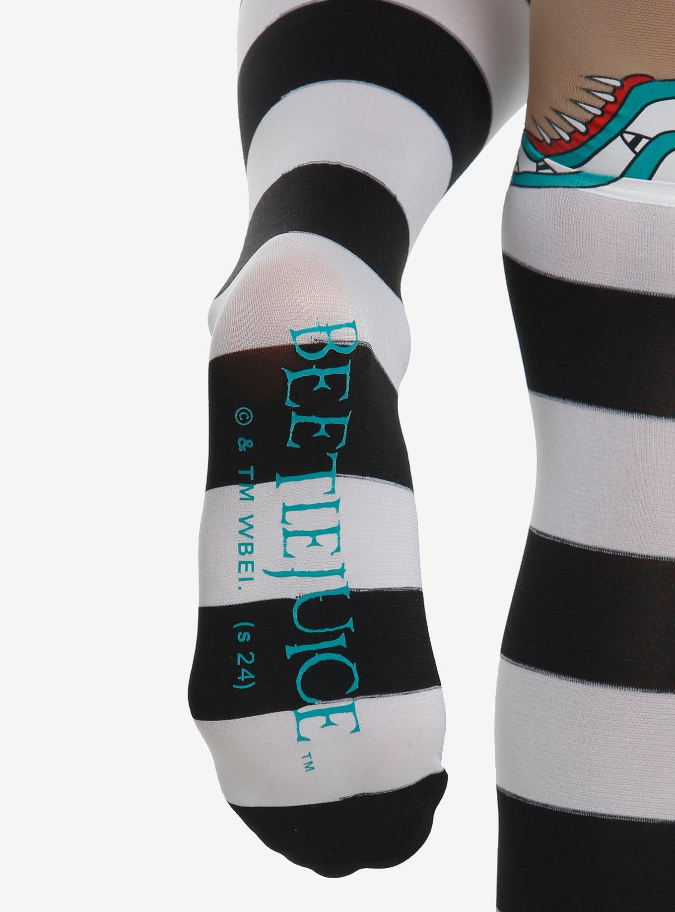 Beetlejuice Sandworm Biting Tights