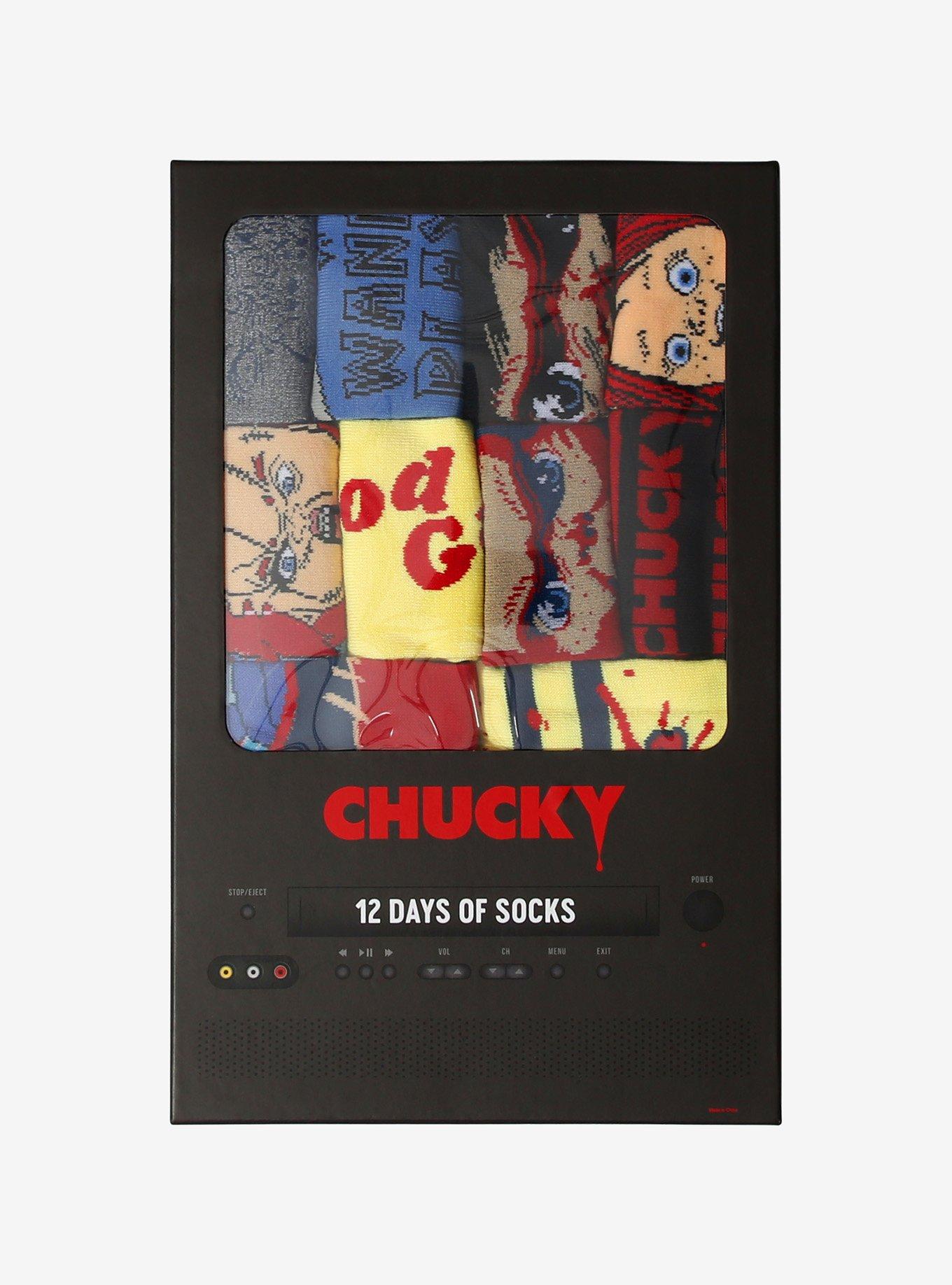 Chucky Advent Calendar Socks Gift Set, , alternate