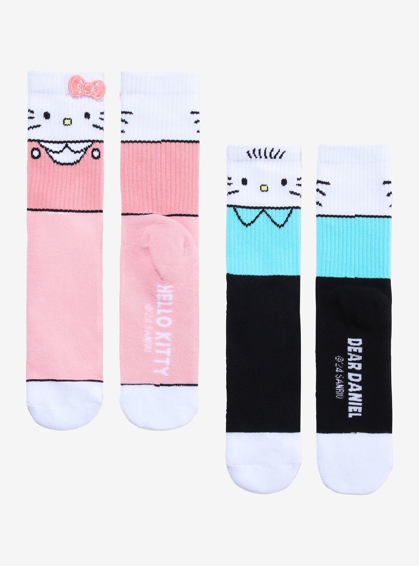 Hello Kitty & Dear Daniel Crew Socks 2 Pair, , alternate