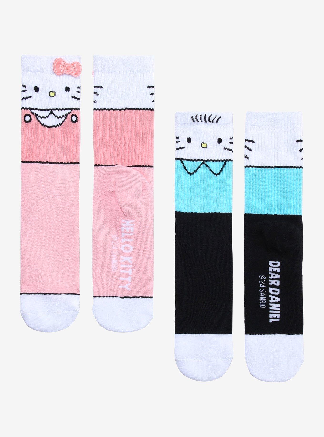 Hello Kitty & Dear Daniel Crew Socks 2 Pair, , hi-res