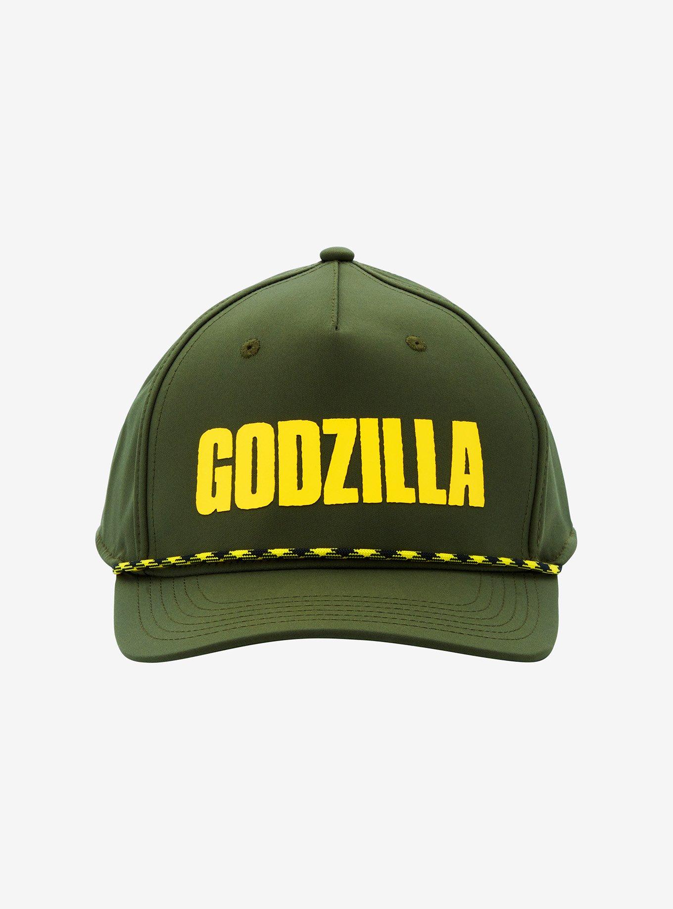 Godzilla Logo Cord Snapback Hat, , hi-res