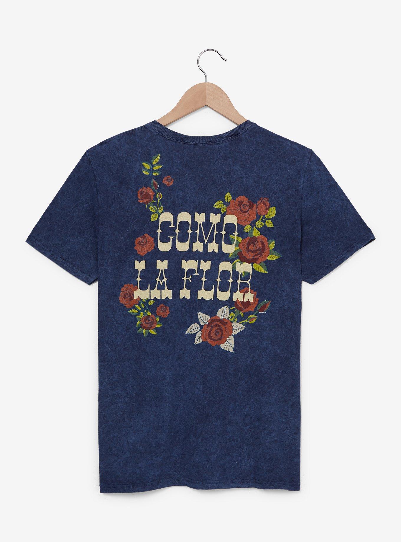 Selena Como la Flor T-Shirt - BoxLunch Exclusive, NAVY, alternate