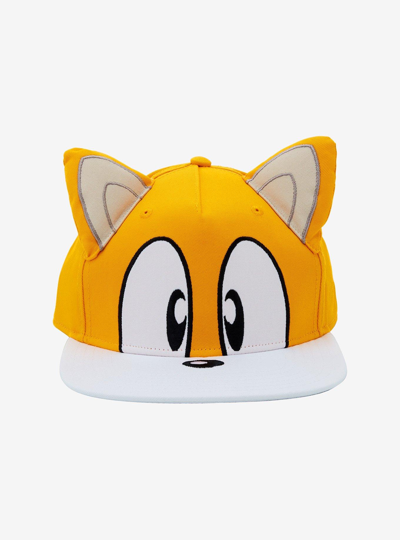 Sonic The Hedgehog Tails 3D Snapback Hat, , alternate
