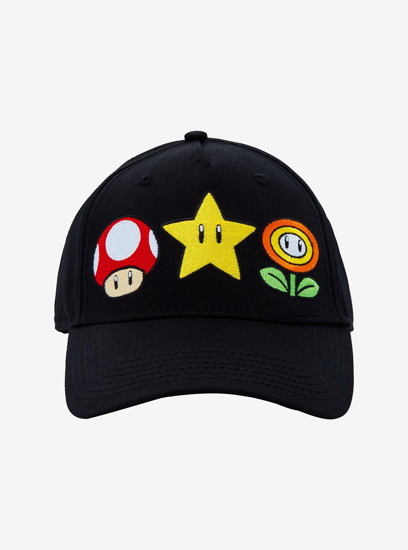 Super Mario Bros. Icons Snapback Hat, , alternate