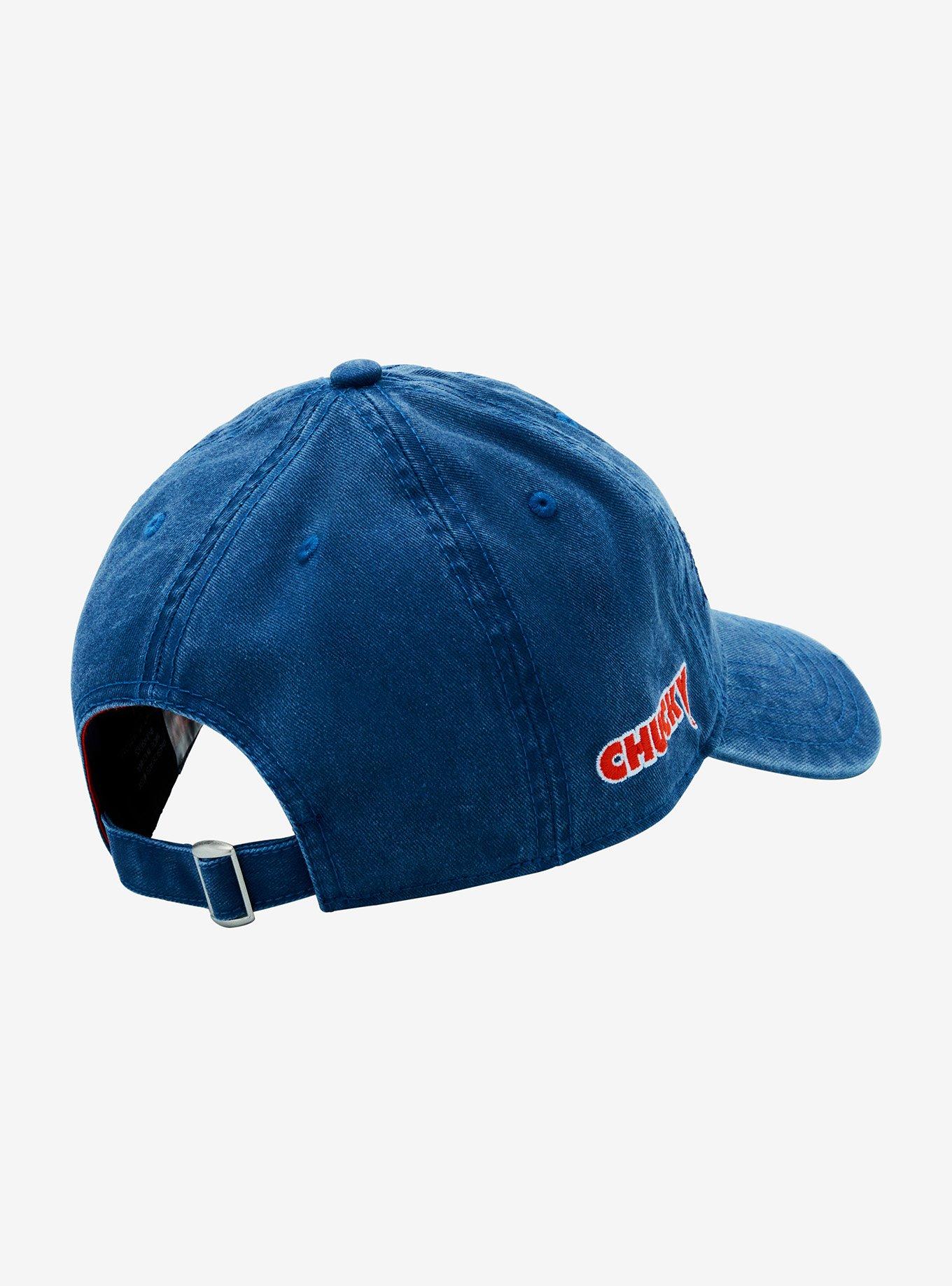 Chucky Denim Distressed Dad Cap, , alternate