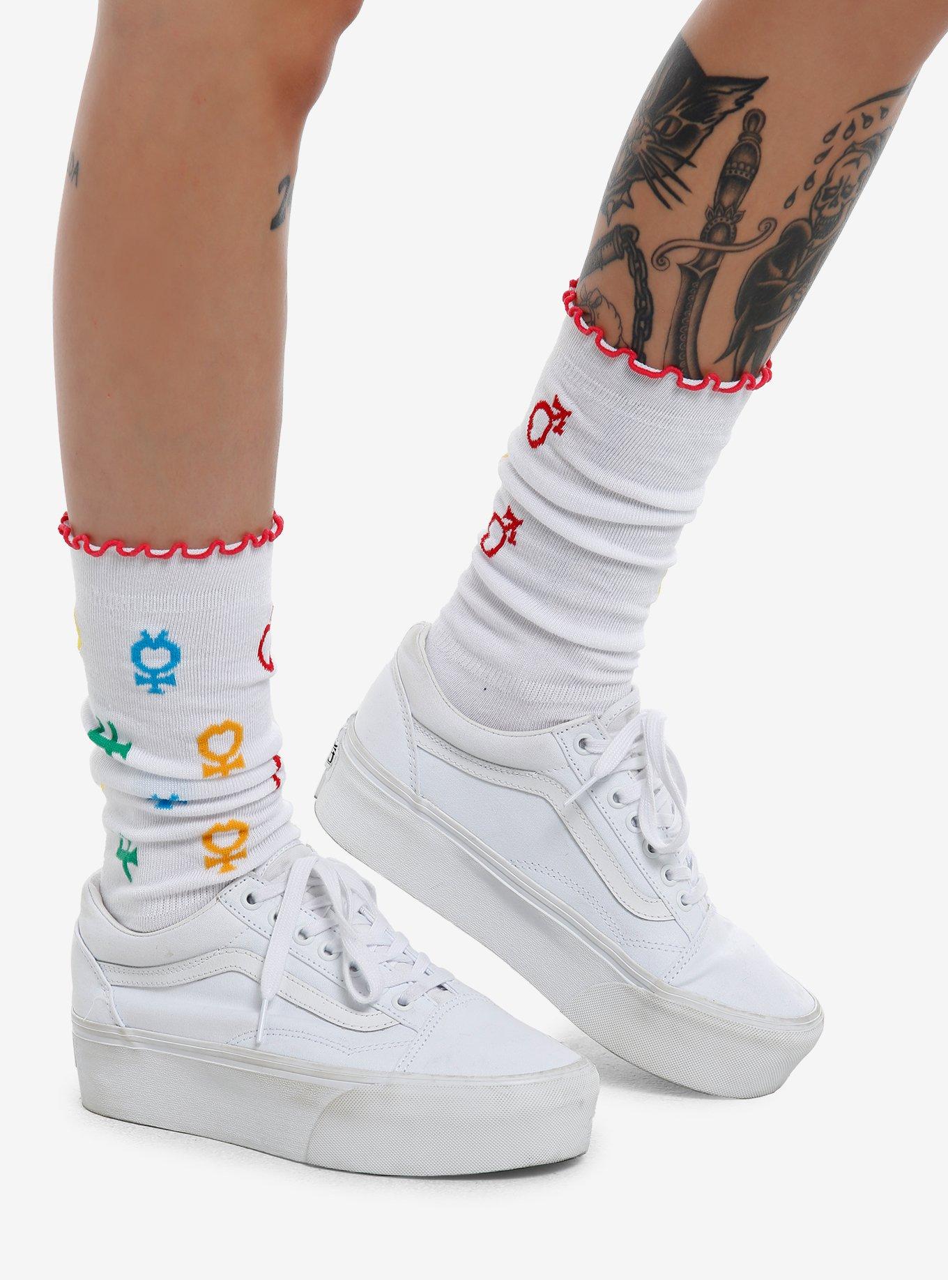 Sailor Moon Icons Slouch Socks