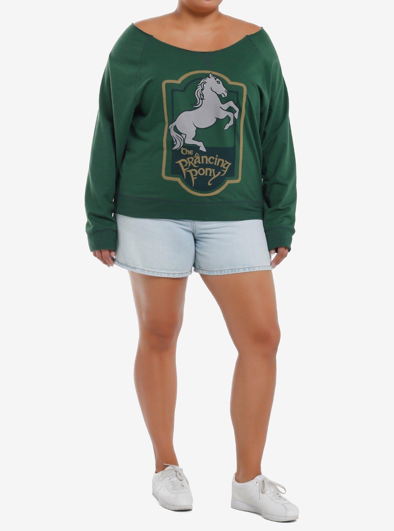 The Lord Of The Rings The Prancing Pony Off-Shoulder Sweater Plus Size, MULTI, alternate