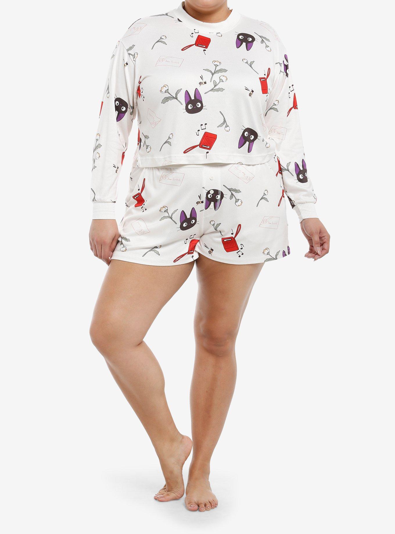 Her Universe Studio Ghibli® Kiki's Delivery Service Jiji Icon Lounge Set Plus Size, , hi-res