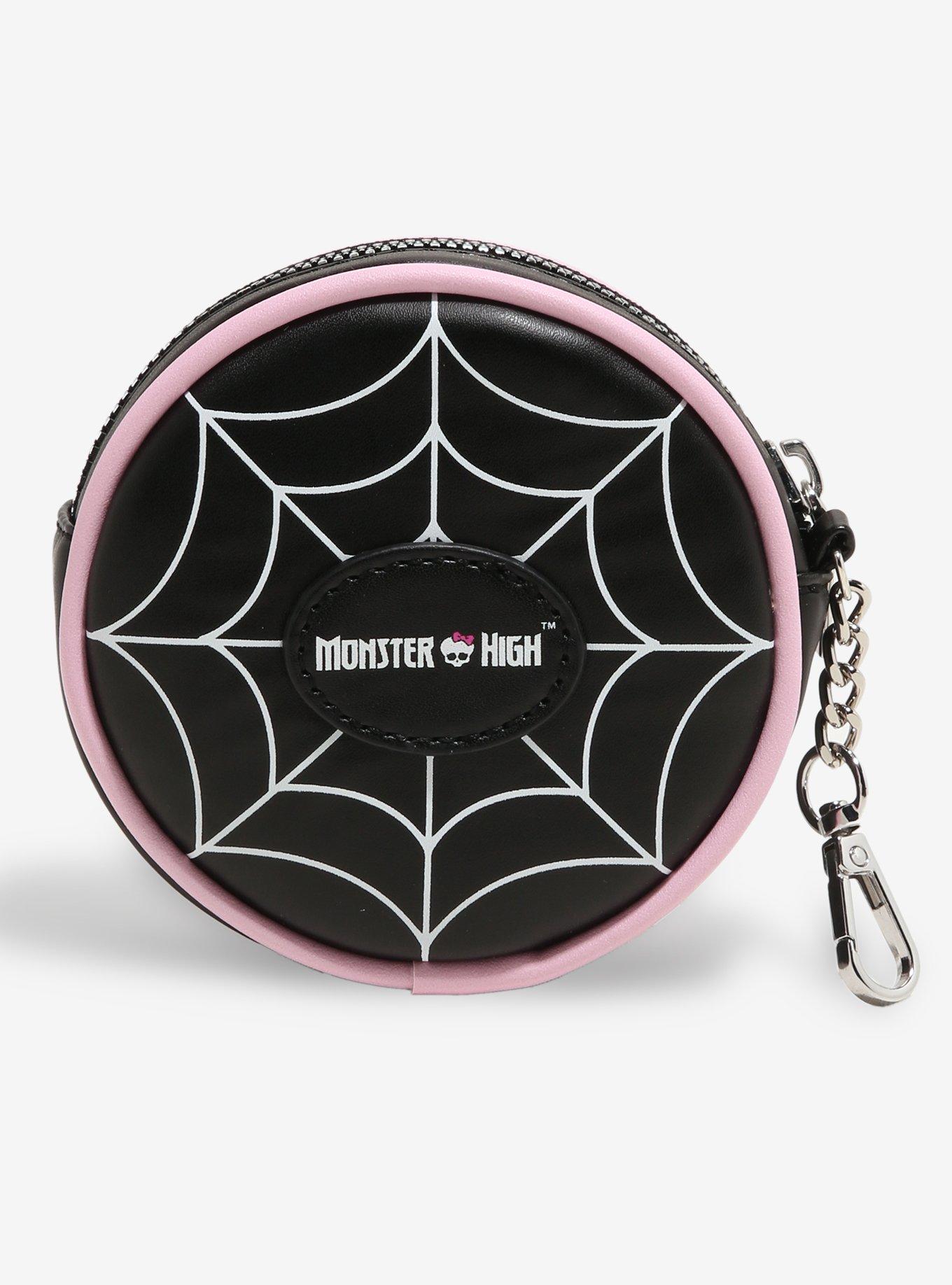 Monster High Skullette Spiderweb Coin Purse