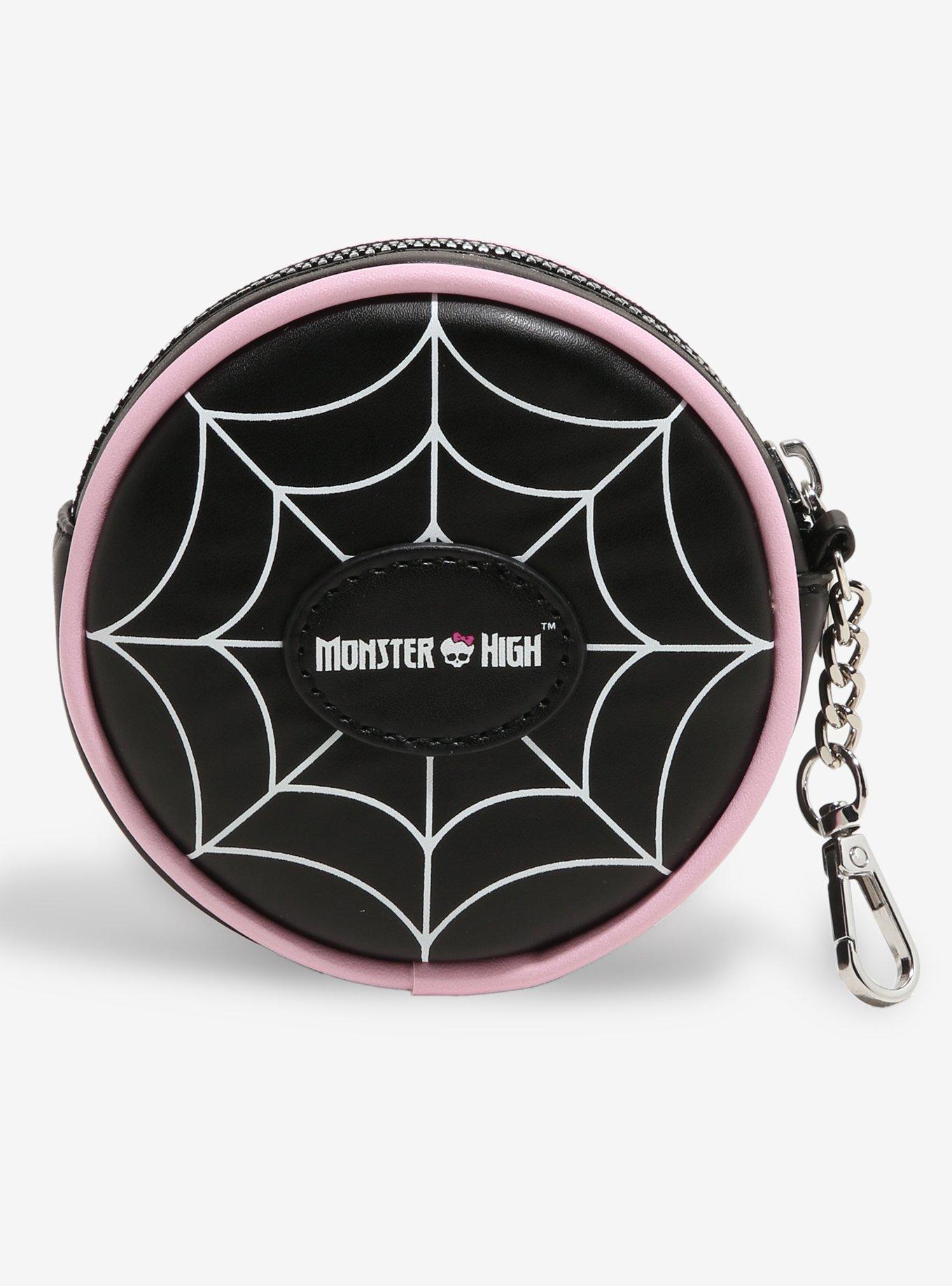 Monster High Skullette Spiderweb Coin Purse, , alternate
