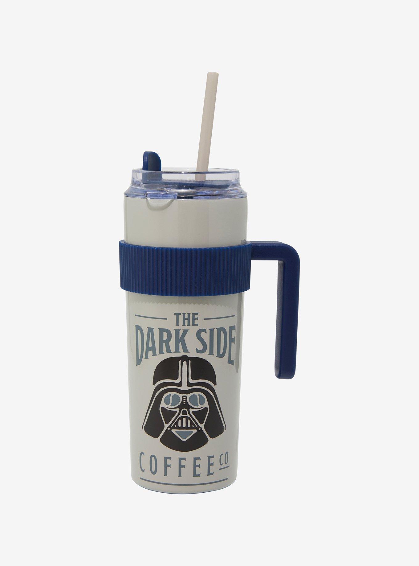 Star Wars Dark Side Coffee Co. Straw Tumbler with Handle - BoxLunch Exclusive, , alternate