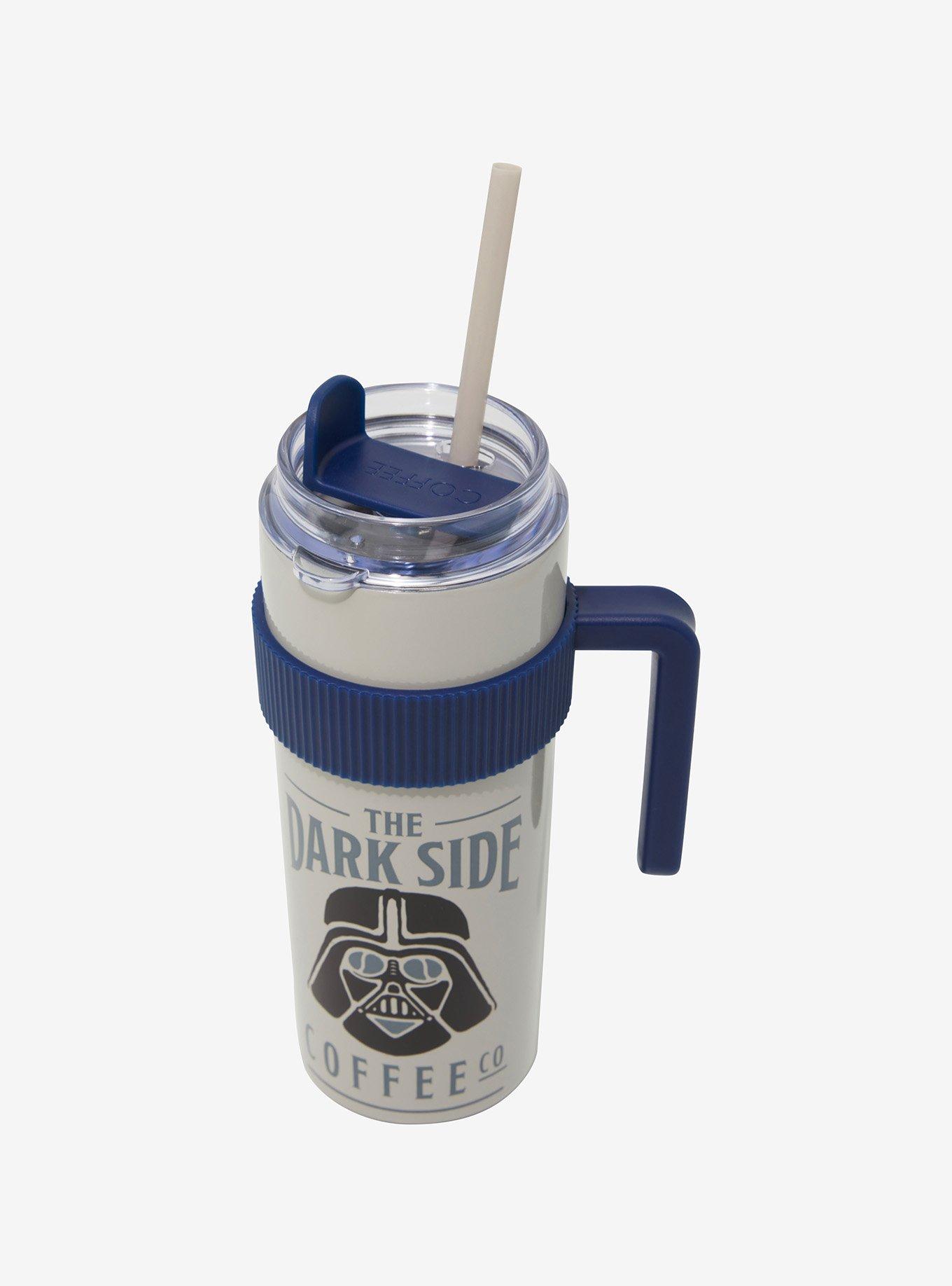 Star Wars Dark Side Coffee Co. Straw Tumbler with Handle - BoxLunch Exclusive, , alternate