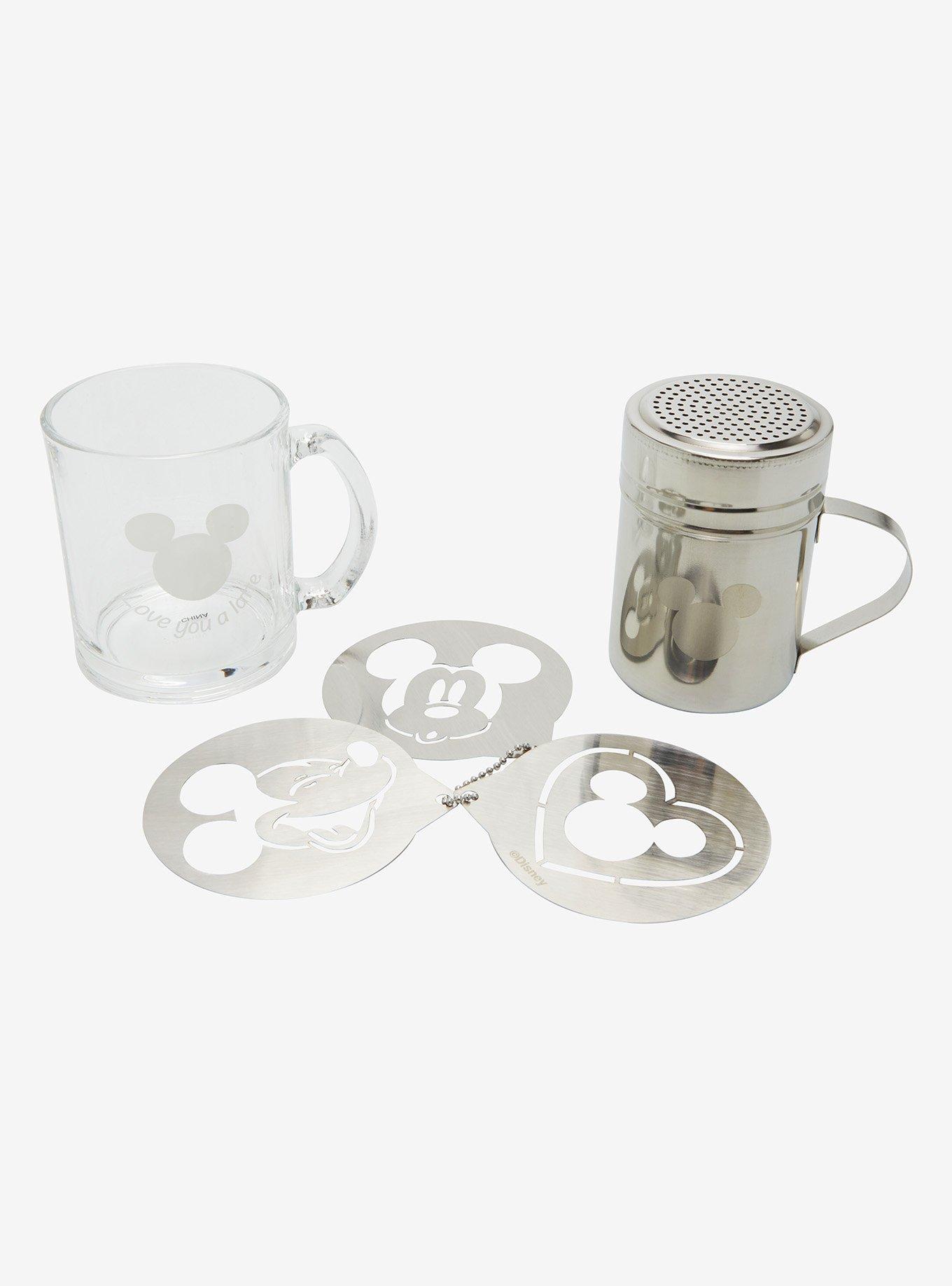 Disney Mickey Mouse Latte Art Stencil Set - BoxLunch Exclusive, , hi-res