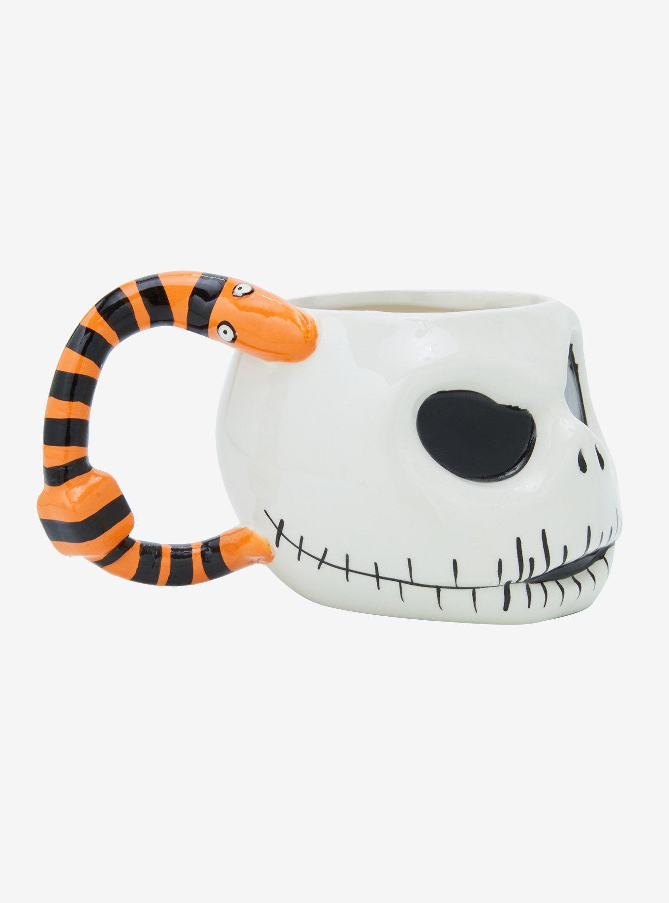 Disney The Nightmare Before Christmas Jack Skellington Sculpted Skull Mug, , alternate