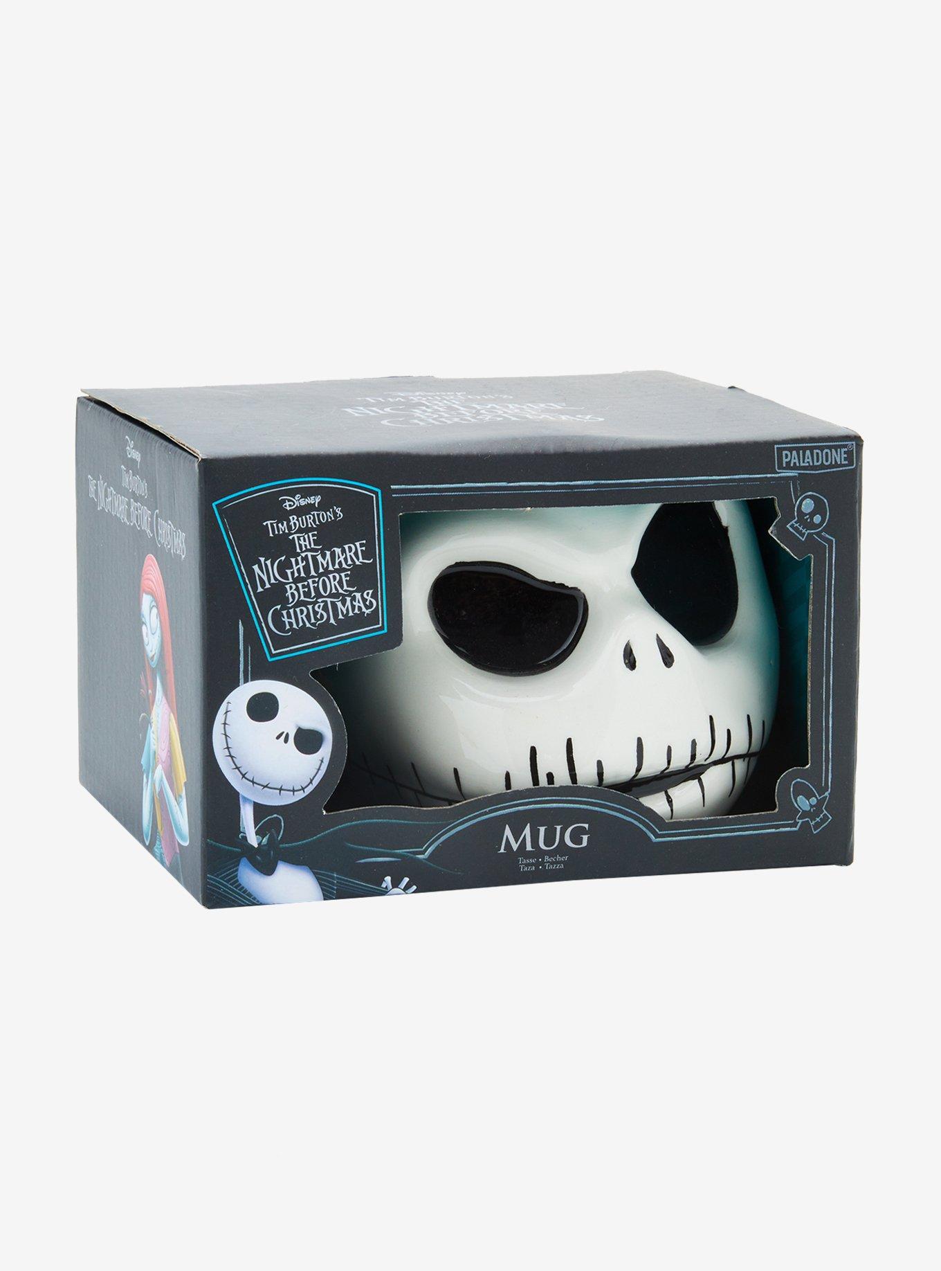 Disney The Nightmare Before Christmas Jack Skellington Sculpted Skull Mug, , alternate