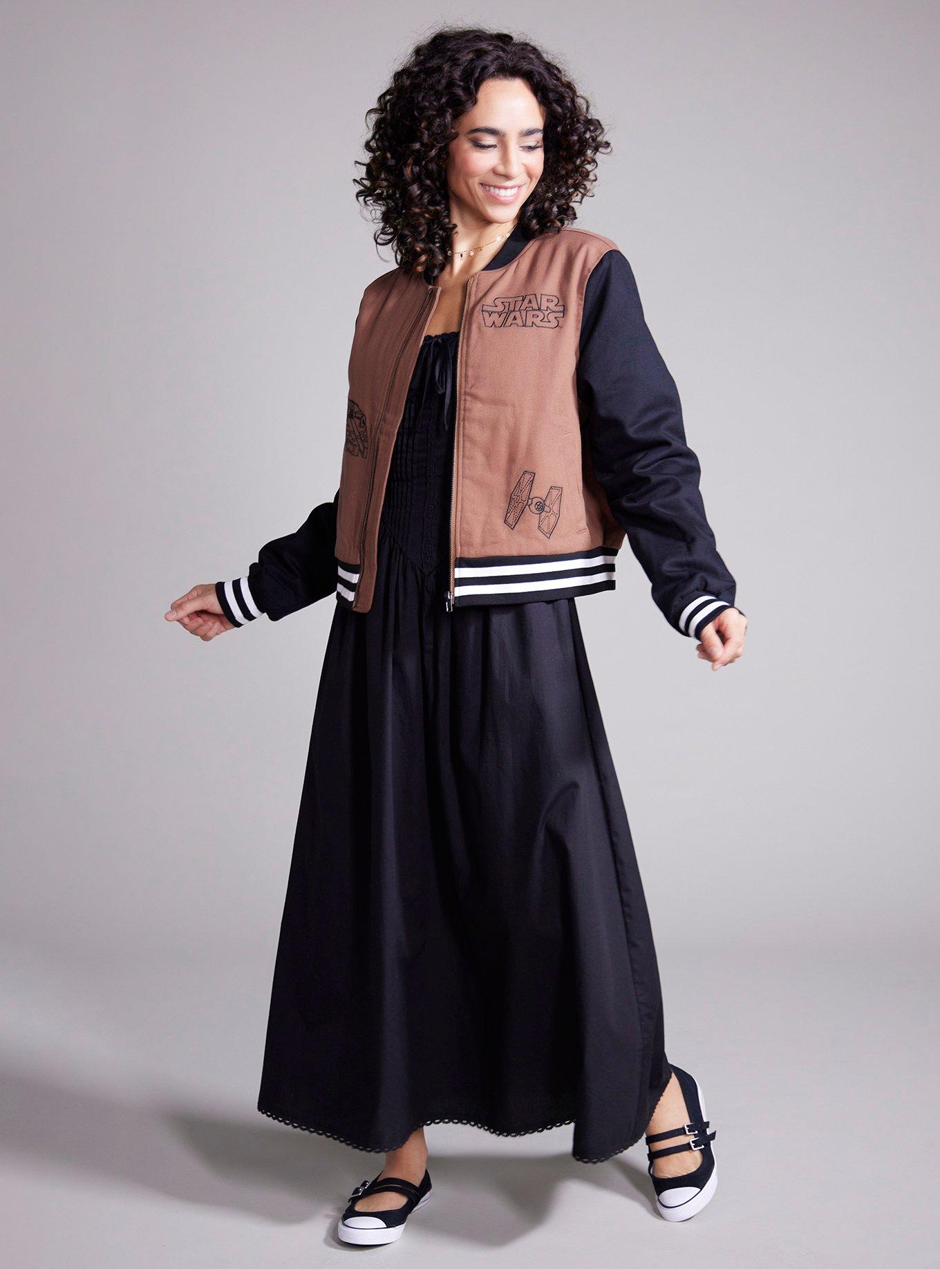 Her Universe Star Wars Ships Crop Bomber Jacket Her Universe Exclusive, , hi-res