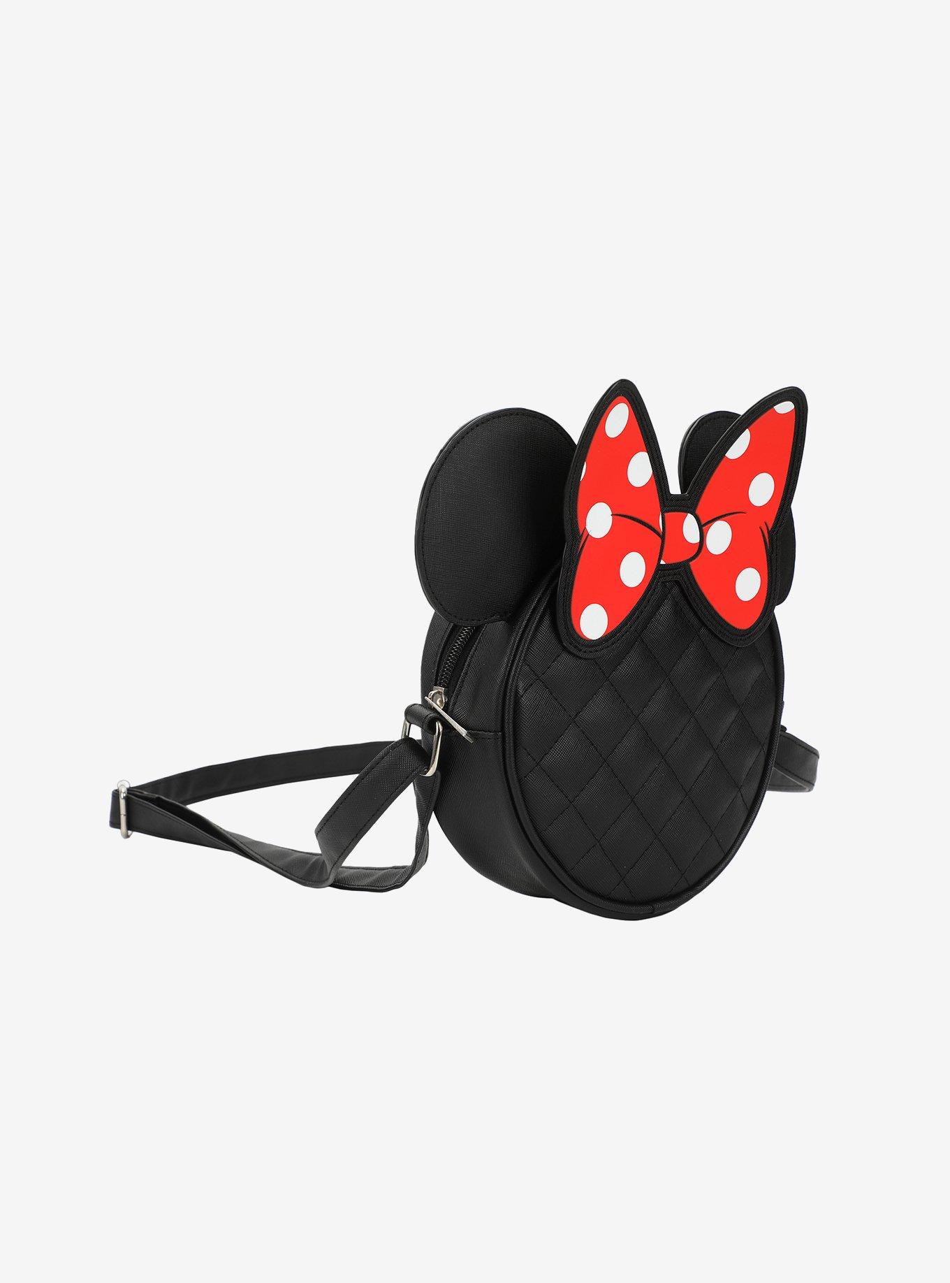 Disney Minnie Mouse Quilted Crossbody, , alternate