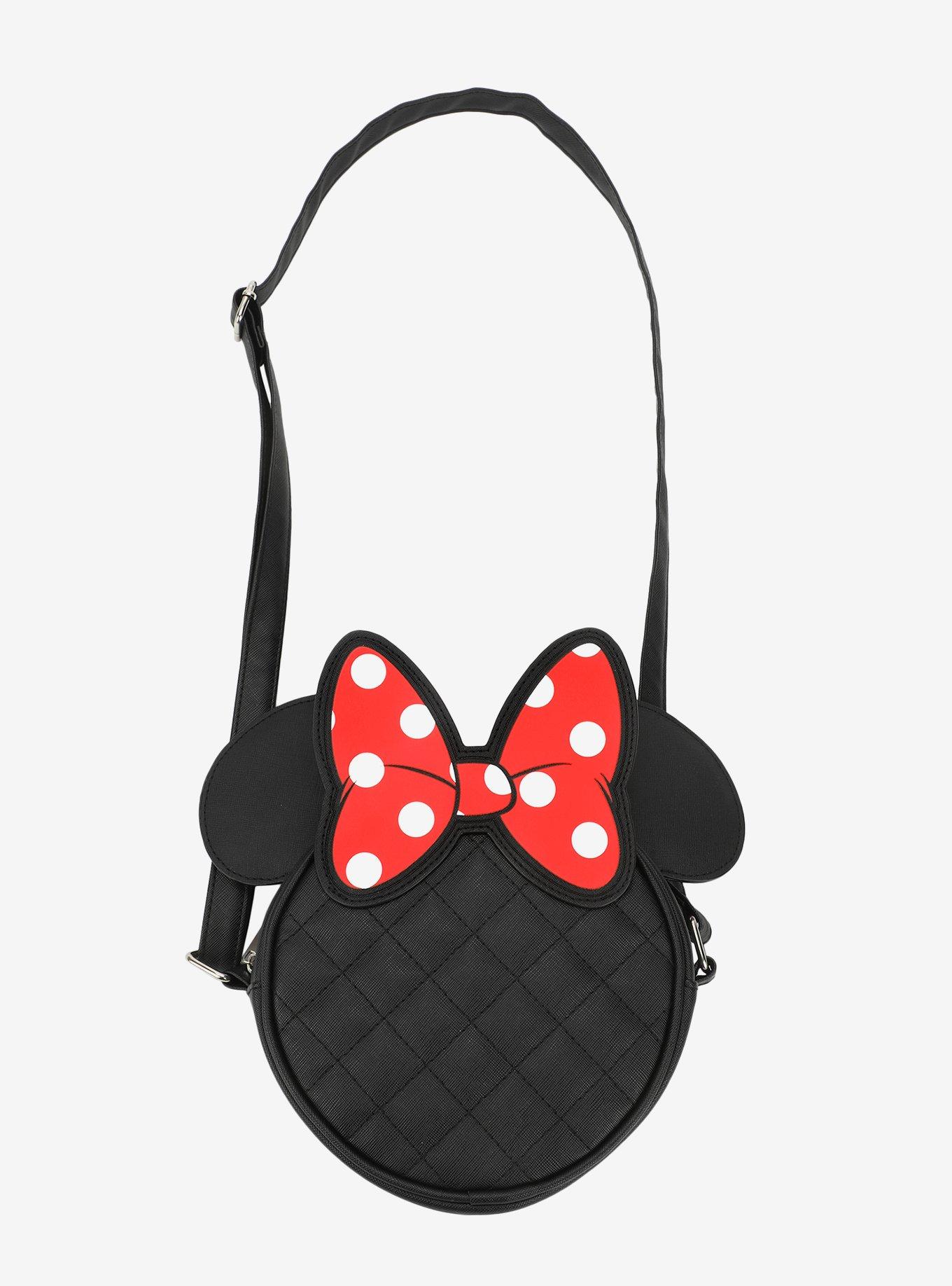 Disney Minnie Mouse Quilted Crossbody, , alternate