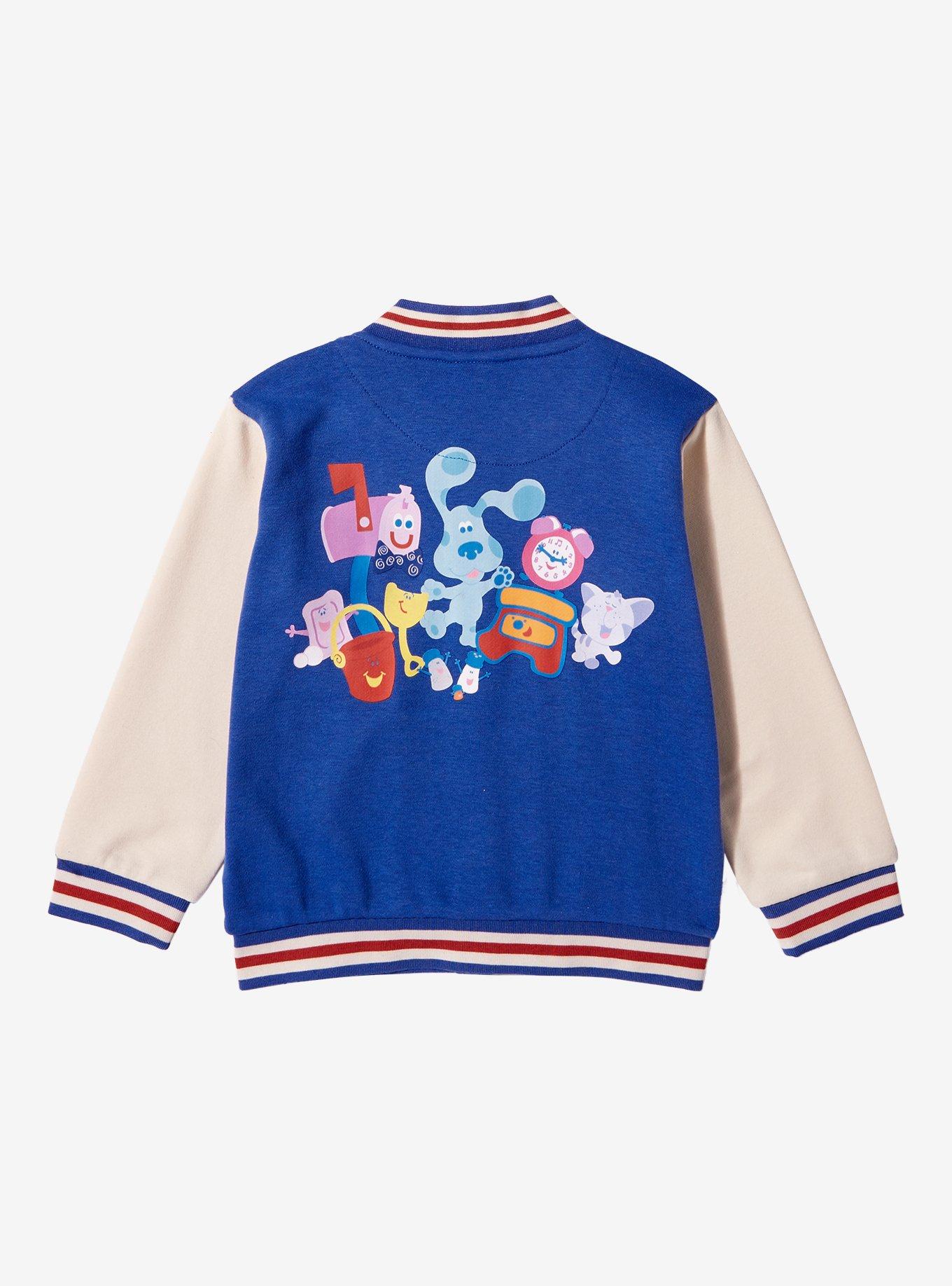 Blue's Clues Toddler Varsity Bomber Jacket — BoxLunch Exclusive, NAVY, alternate