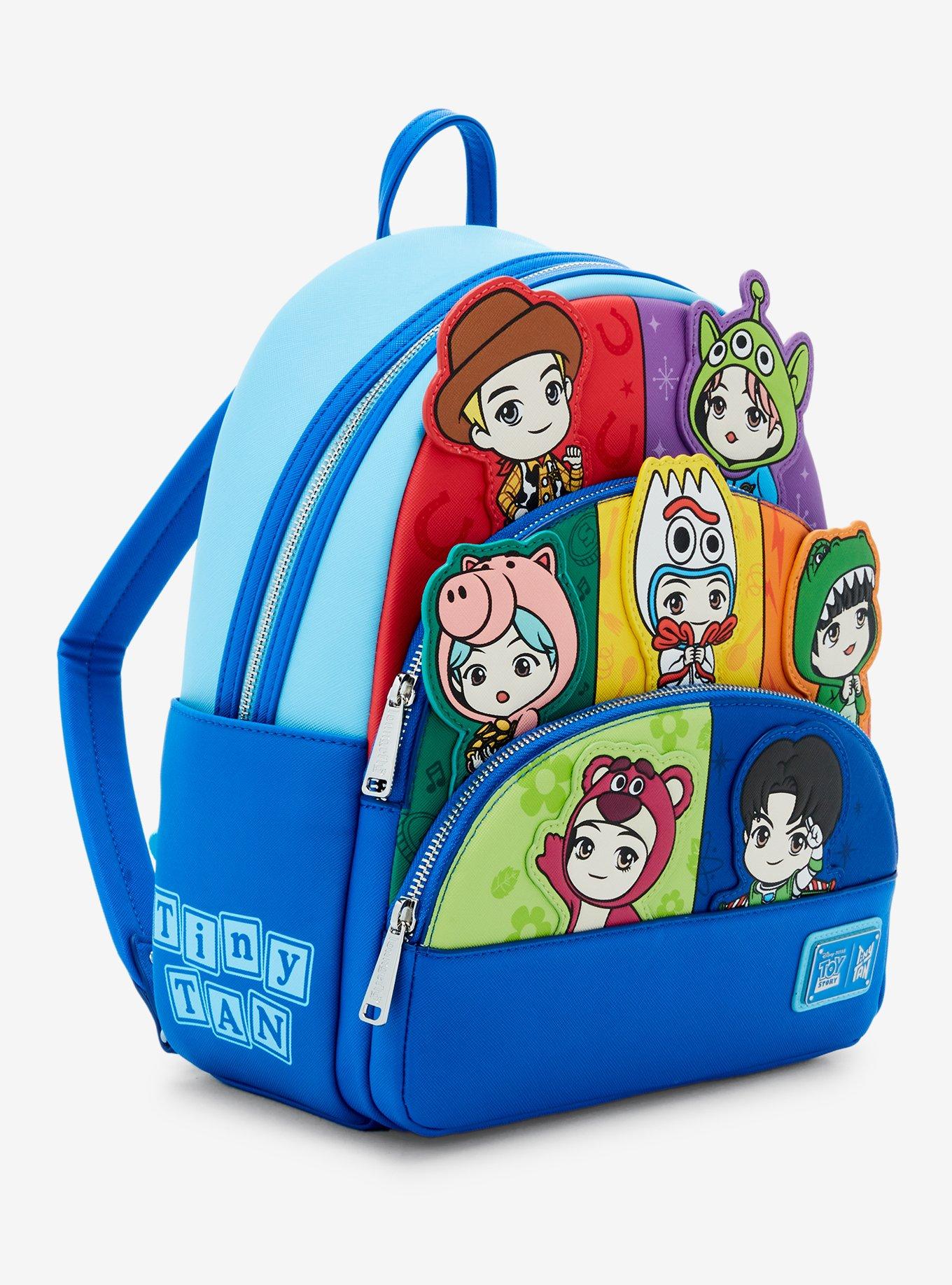 Loungefly Disney Pixar Toy Story x Tiny Tan Multi-Character Portrait Mini Backpack, , alternate