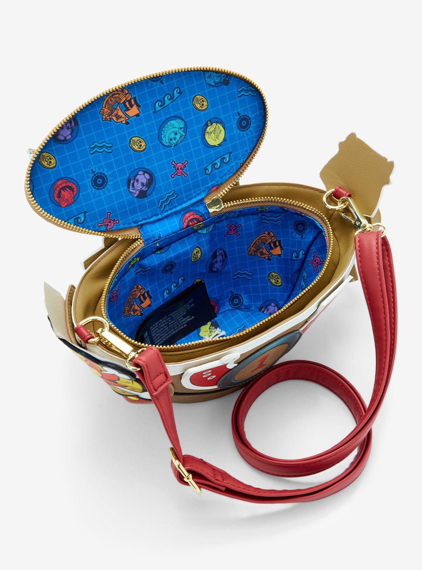 Loungefly One Piece Thousand Sunny Figural Crossbody Bag, , alternate