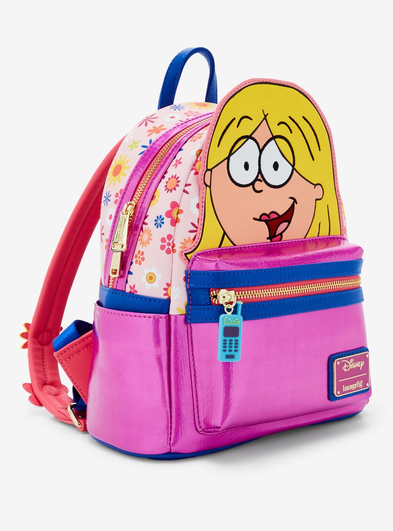 Loungefly Disney Lizzie McGuire Cartoon Lizzie Figural Mini Backpack, , alternate