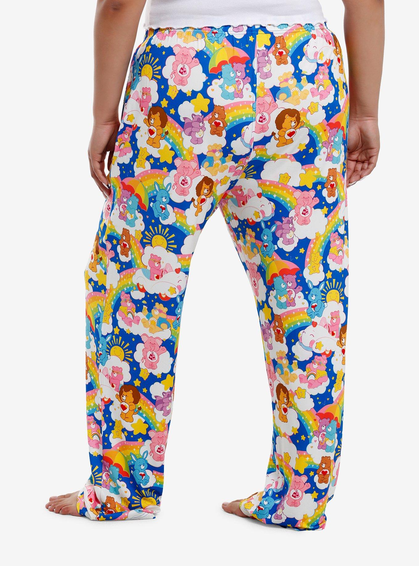 Care Bears Characters & Rainbows Girls Pajama Pants Plus Size, , hi-res