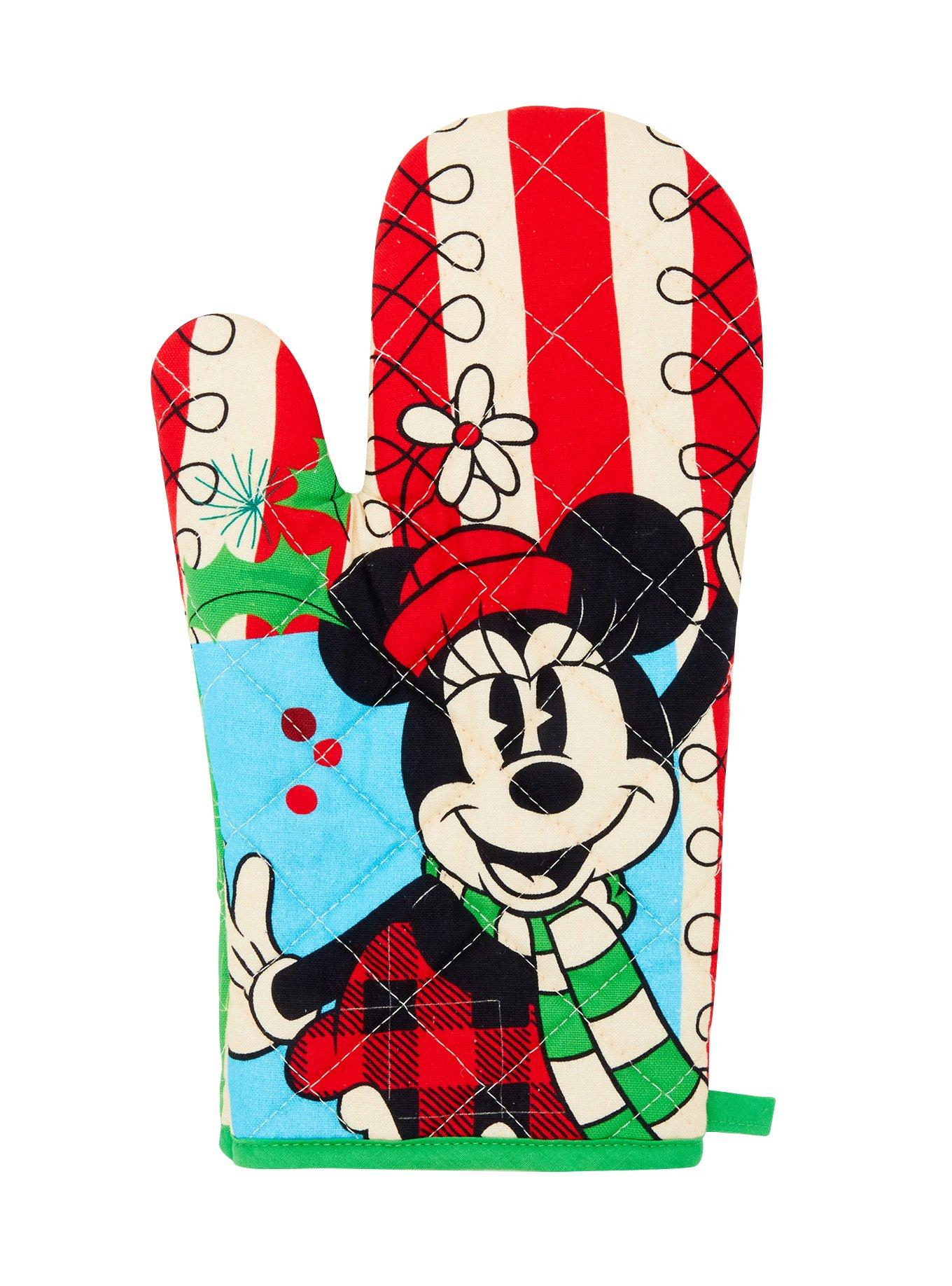 Disney Mickey & Minnie Mouse Holiday Oven Mitt, , hi-res