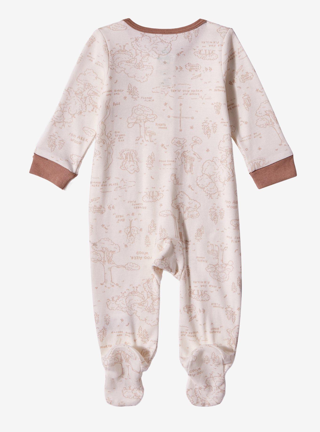 Disney Winnie the Pooh Hundred Acre Wood Map Infant One-Piece - BoxLunch Exclusive, MULTI, alternate