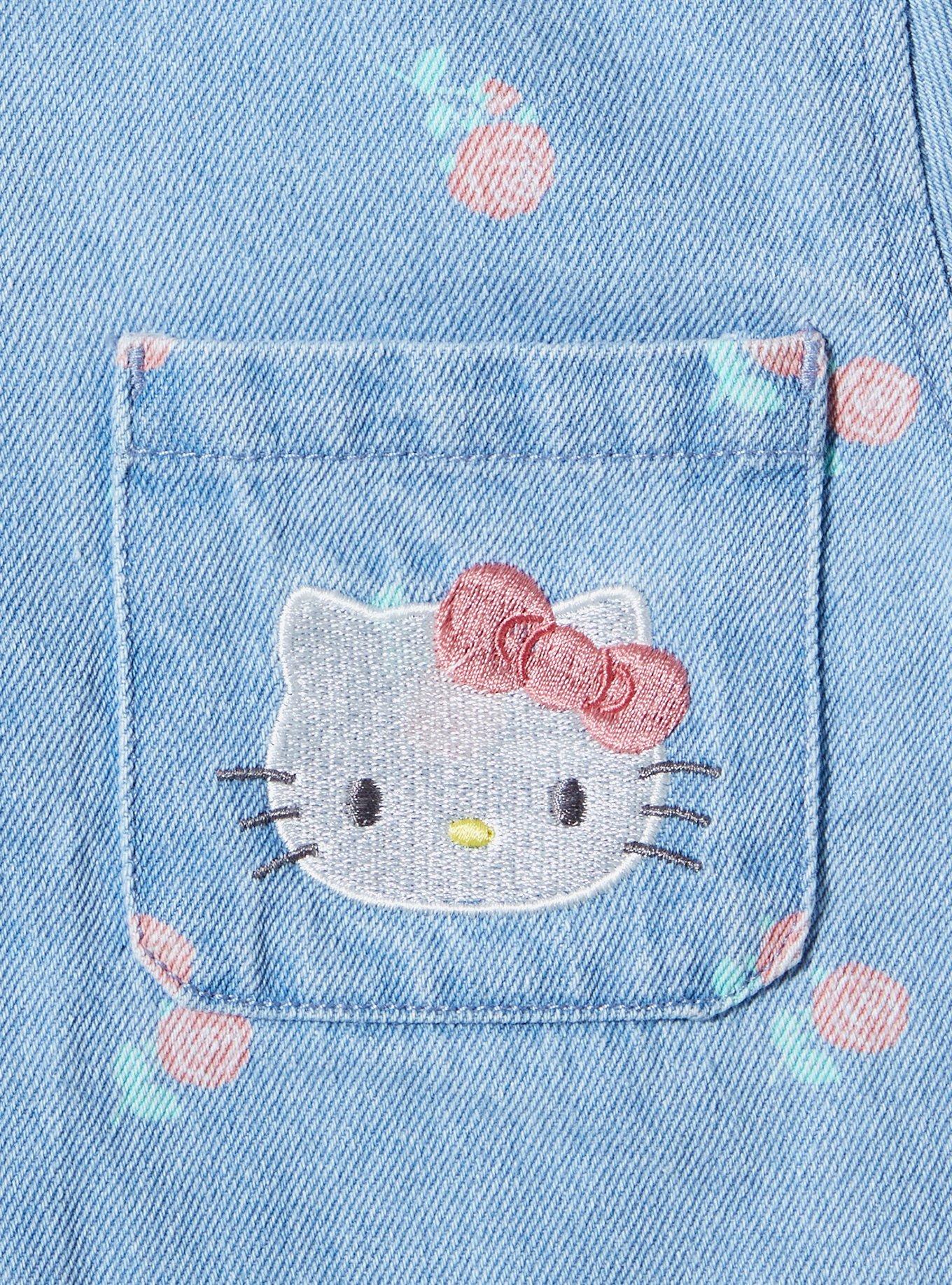 Sanrio Hello Kitty and Friends Floral Retro Toddler Denim Jacket &mdash; BoxLunch Exclusive, MULTI, alternate