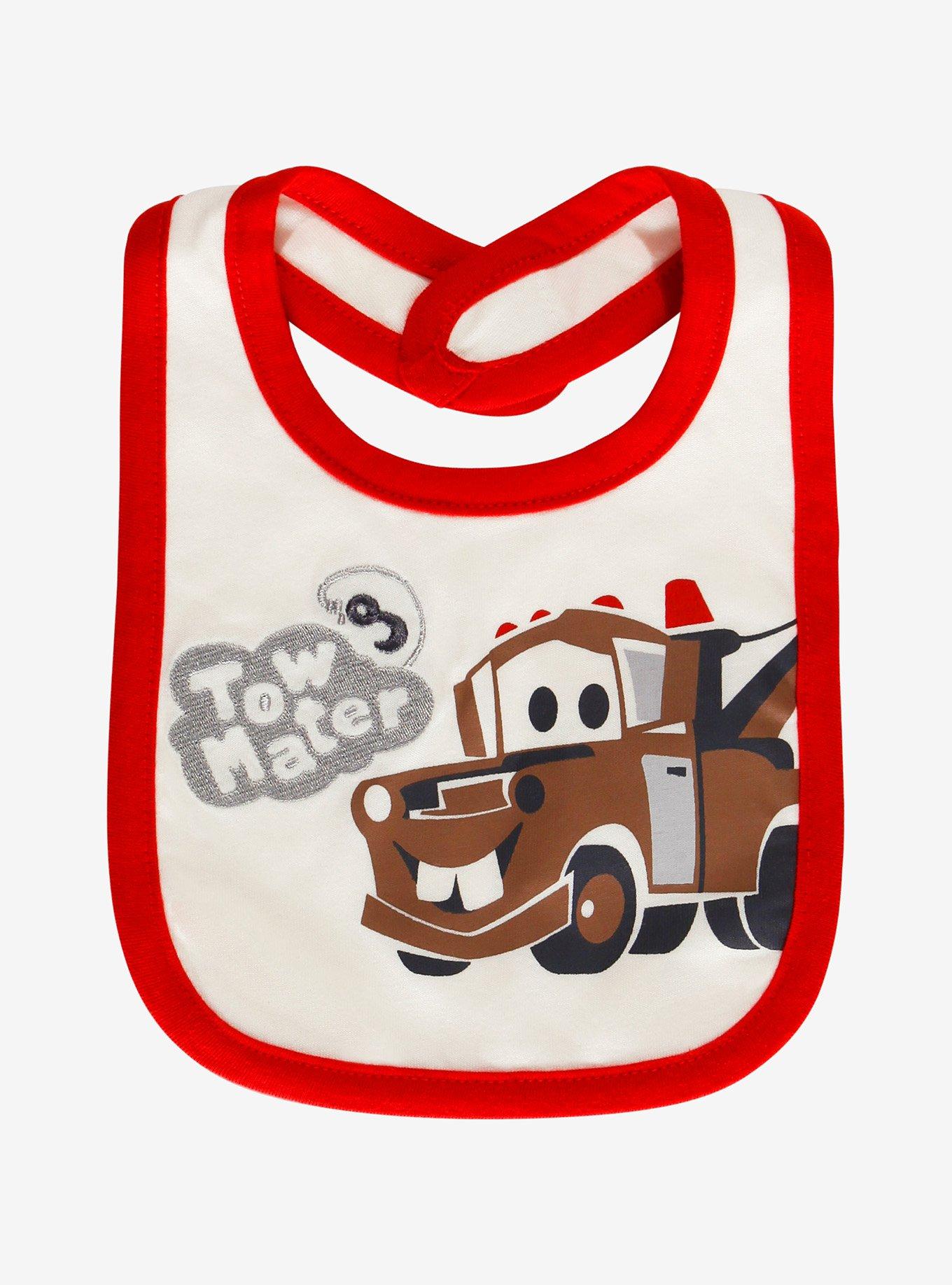 Disney Pixar Cars Lightning McQueen & Mater Chibi Bib Set, , hi-res