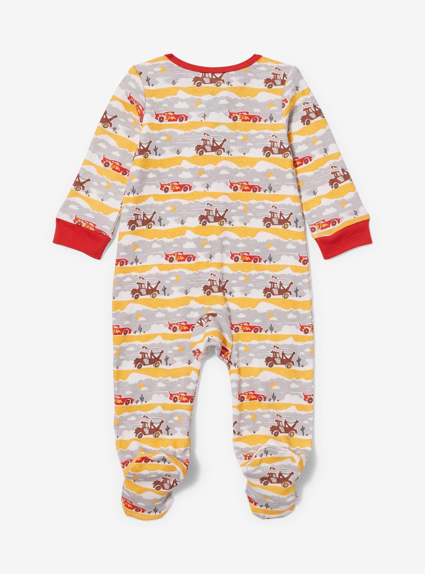 Disney Pixar Cars Lightning McQueen & Mater Horizontal Allover Print Infant One-Piece, , hi-res