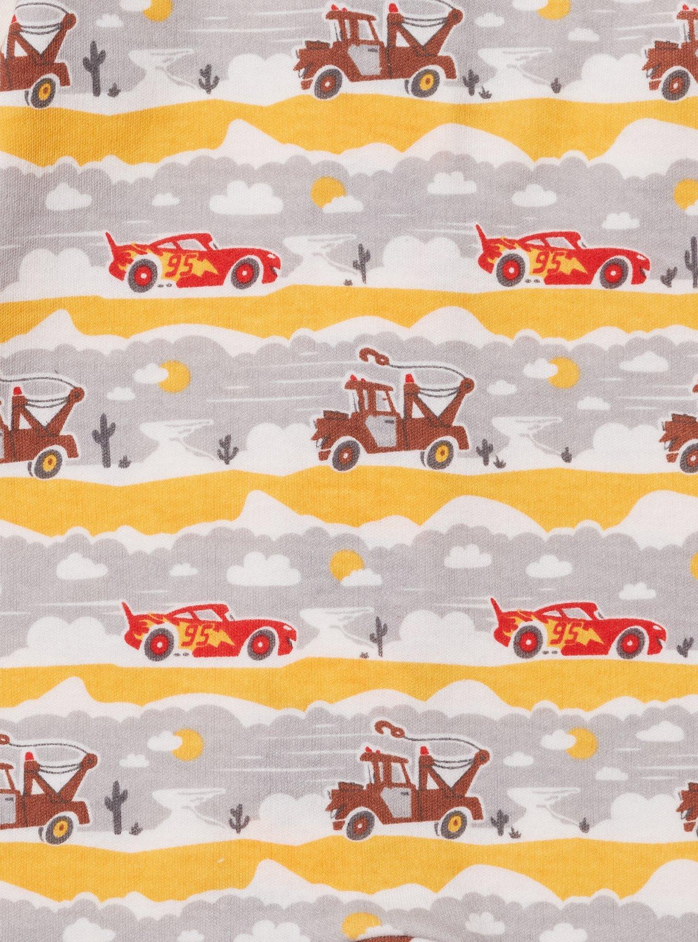 Disney Pixar Cars Lightning McQueen & Mater Horizontal Allover Print Infant One-Piece