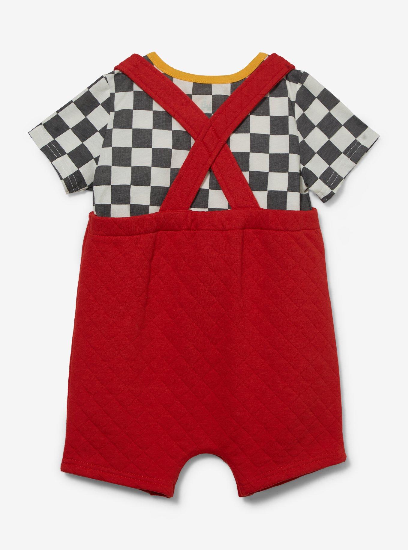 Disney Pixar Cars Lightning McQueen Quilted Infant T-Shirt & Overall Set, MULTI, alternate