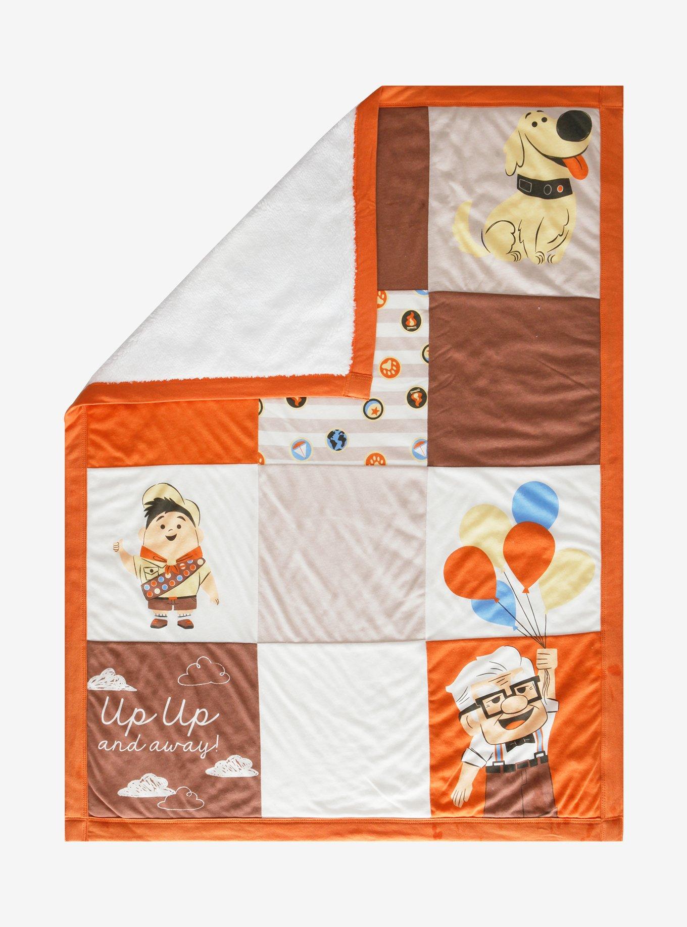Disney Pixar Up Multi Character Quilted Baby Blanket, , alternate