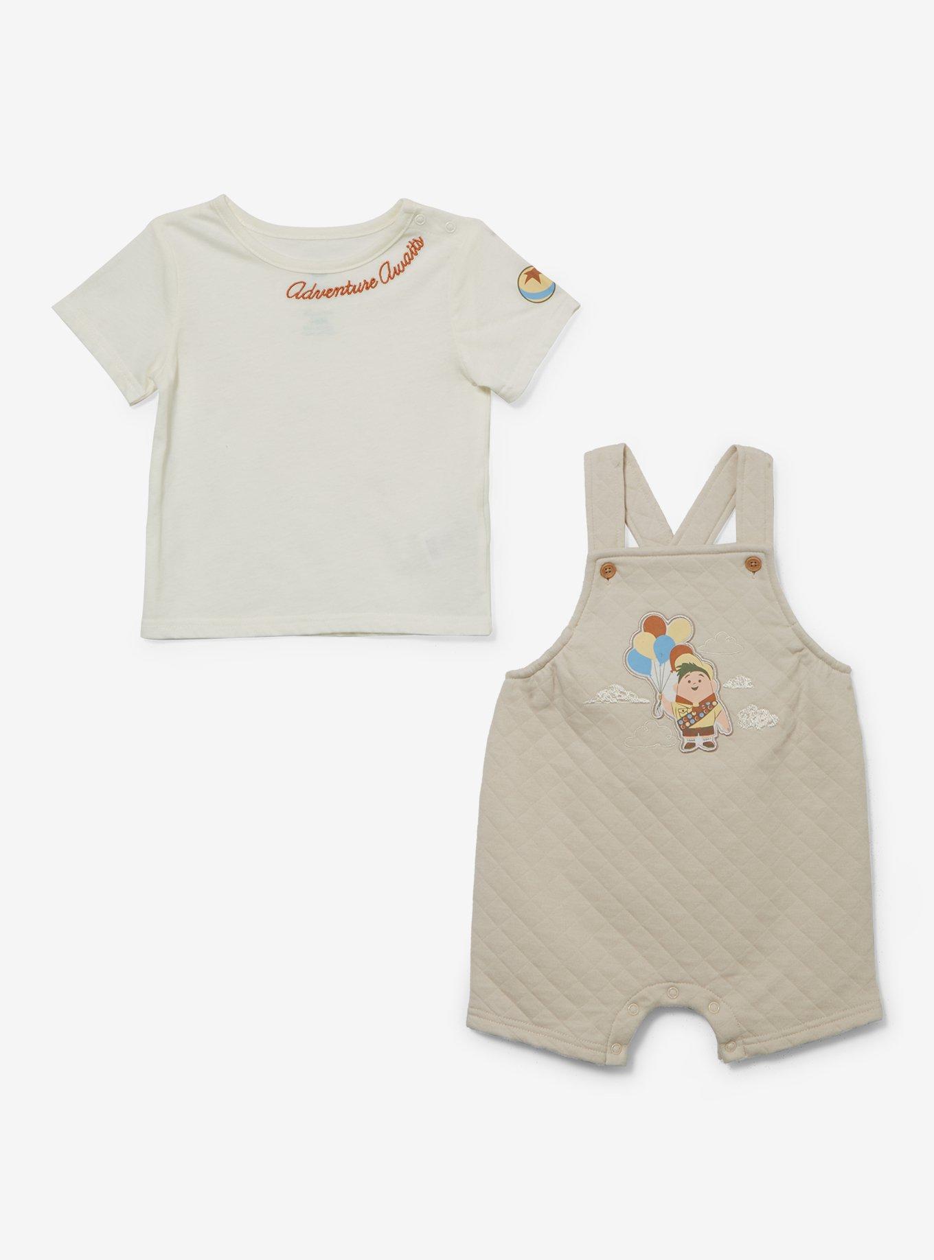 Disney Pixar Up Russell Quilted Infant T-Shirt & Overall Set, MULTI, alternate