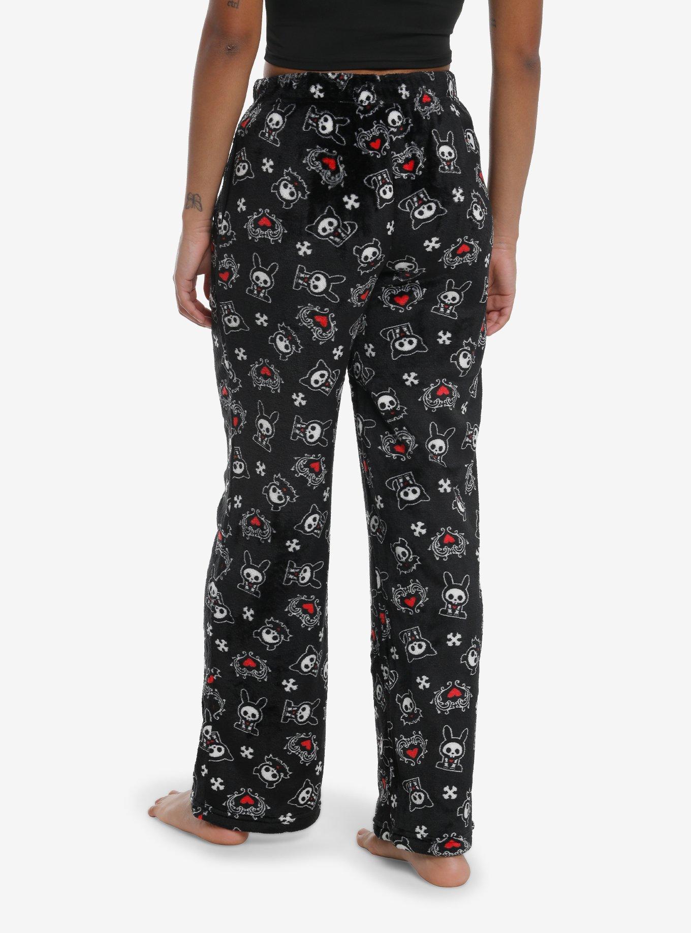 Skelanimals Characters Fuzzy Pajama Pants, MULTI, alternate