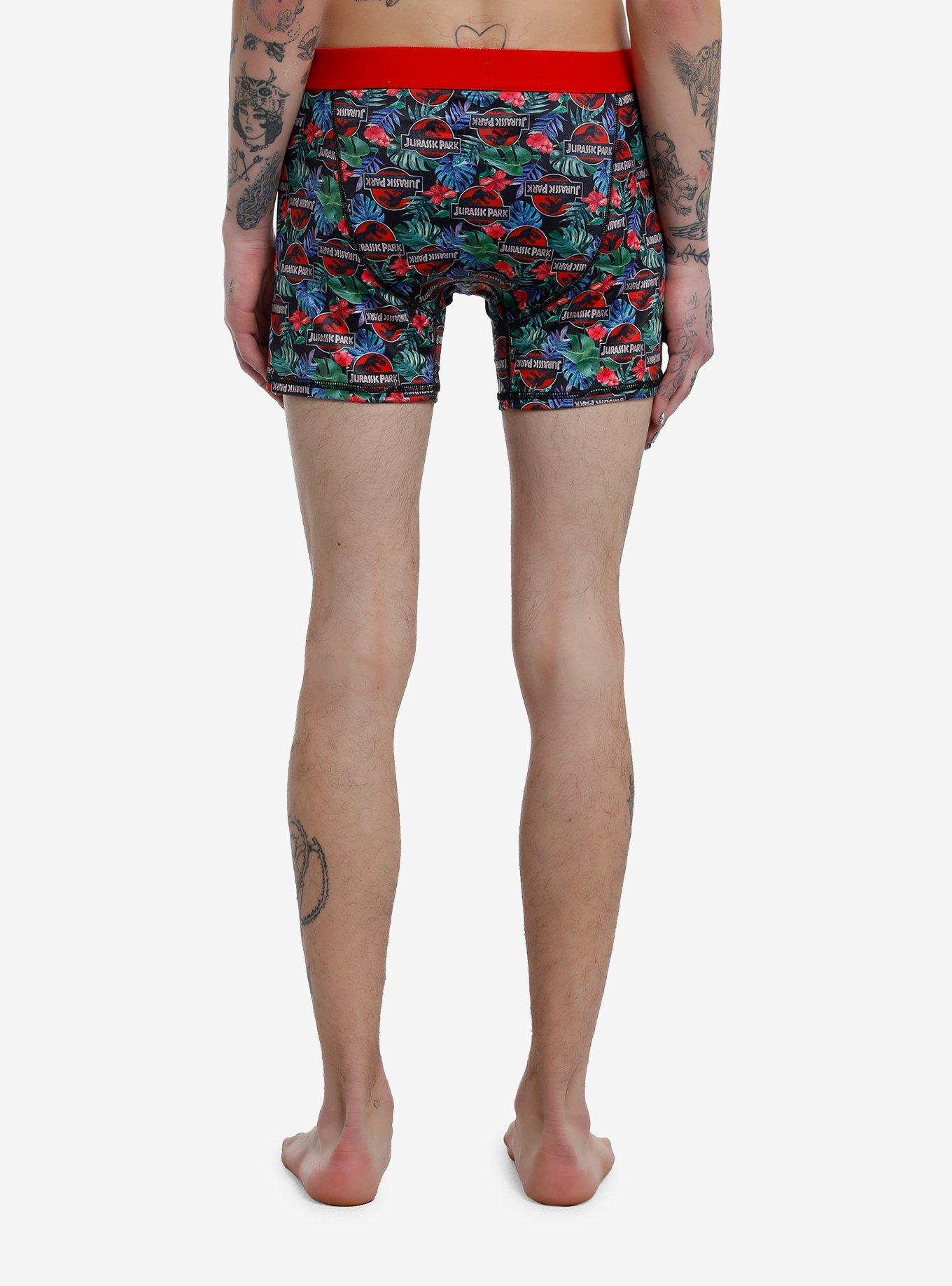 Jurassic Park Tropical Leaf Boxer Briefs, MULTI, alternate