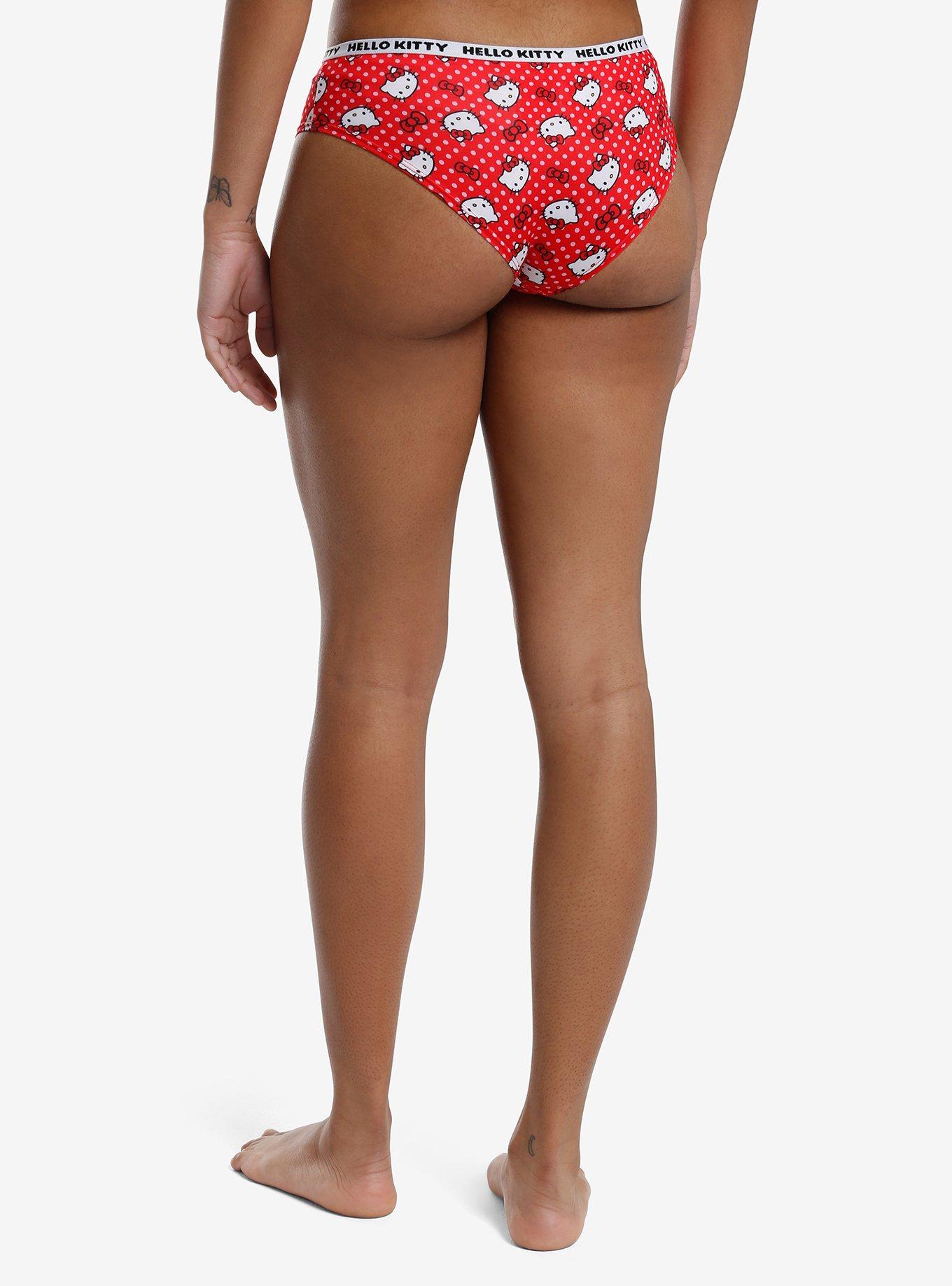 Hello Kitty Icons Bikini Panty Set, MULTI, alternate