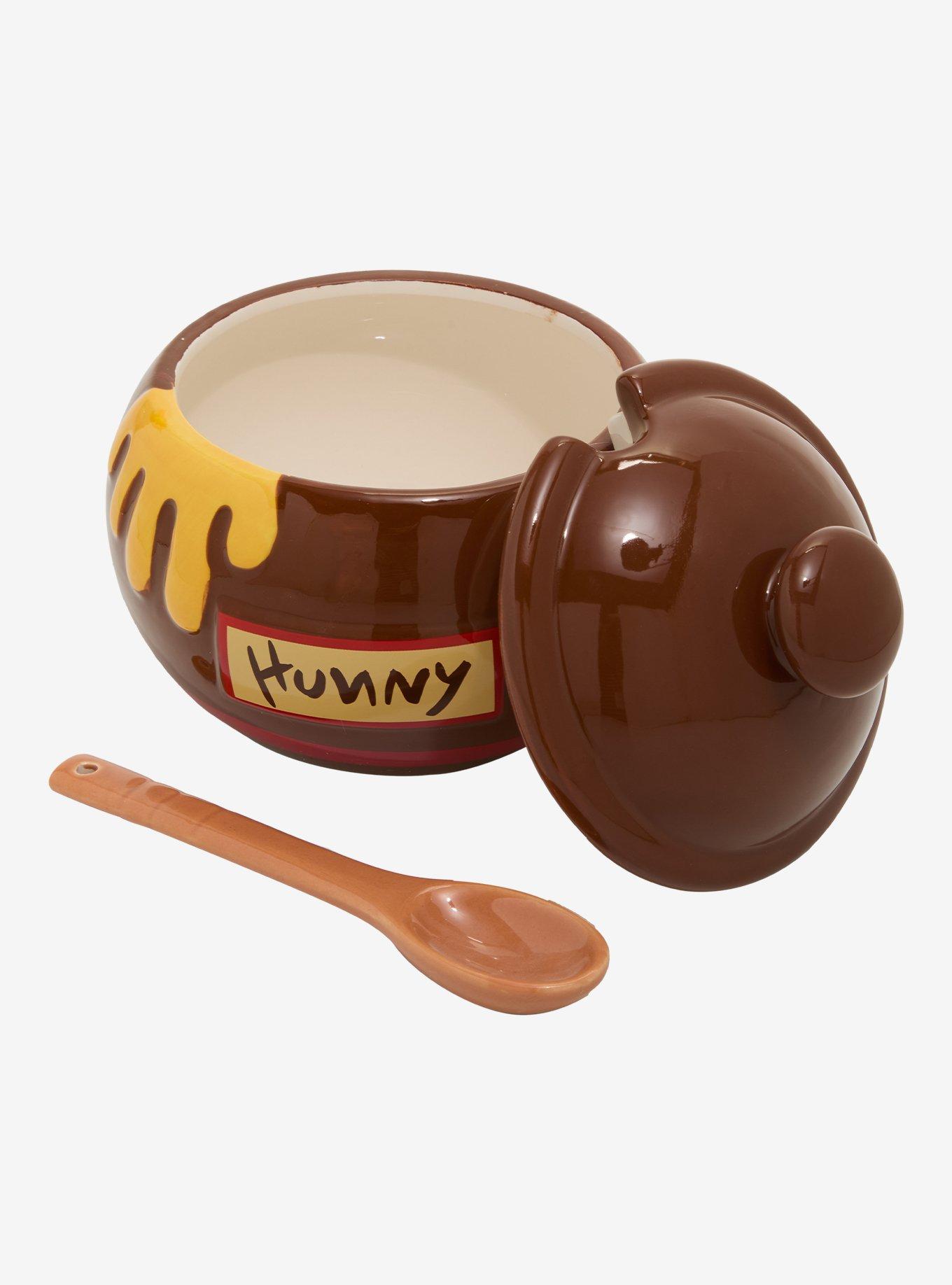 Disney Winnie the Pooh Honey Pot Bowl with Lid & Spoon, , hi-res