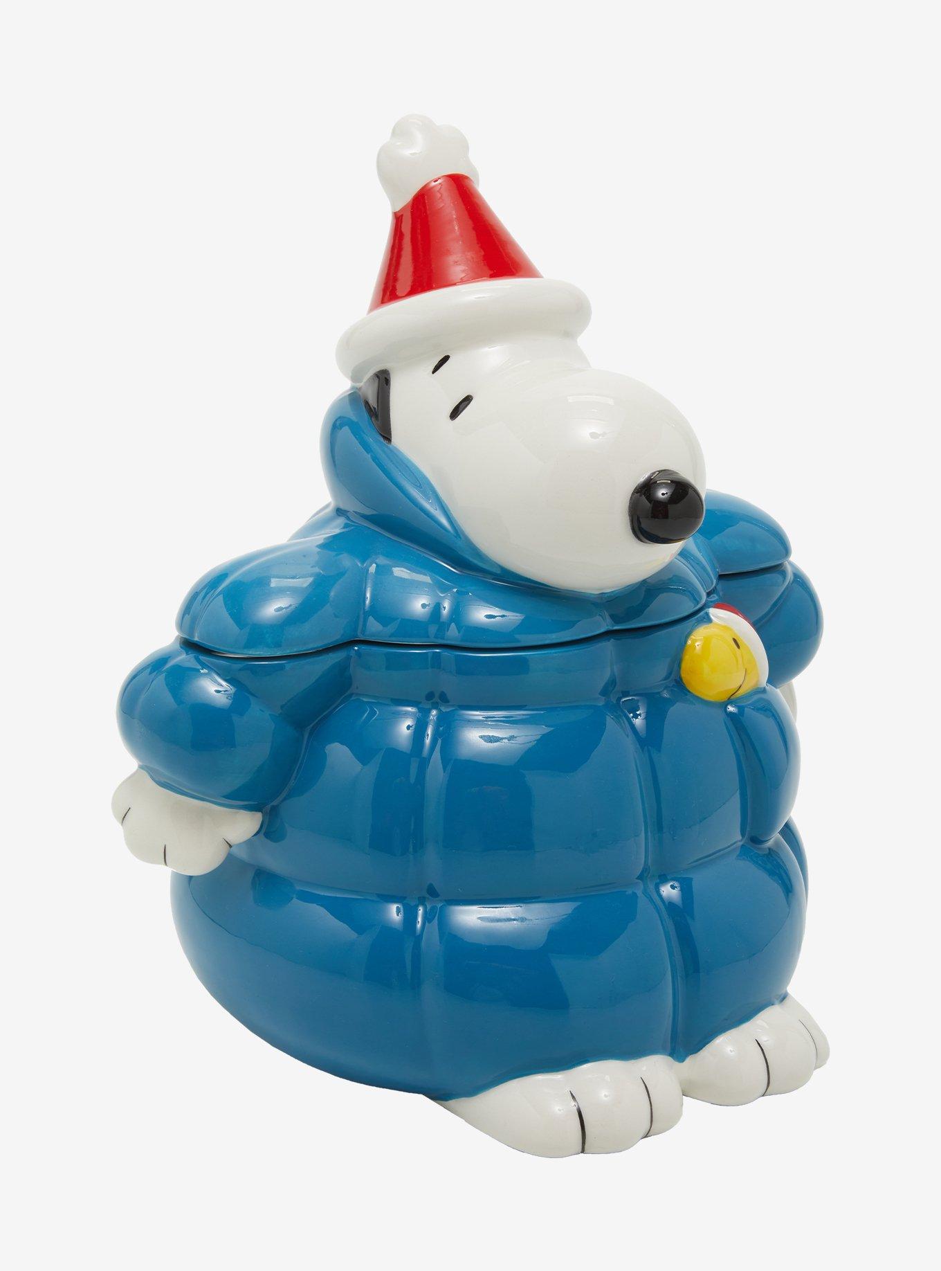 Peanuts Snoopy Puffer Jacket Cookie Jar, , hi-res