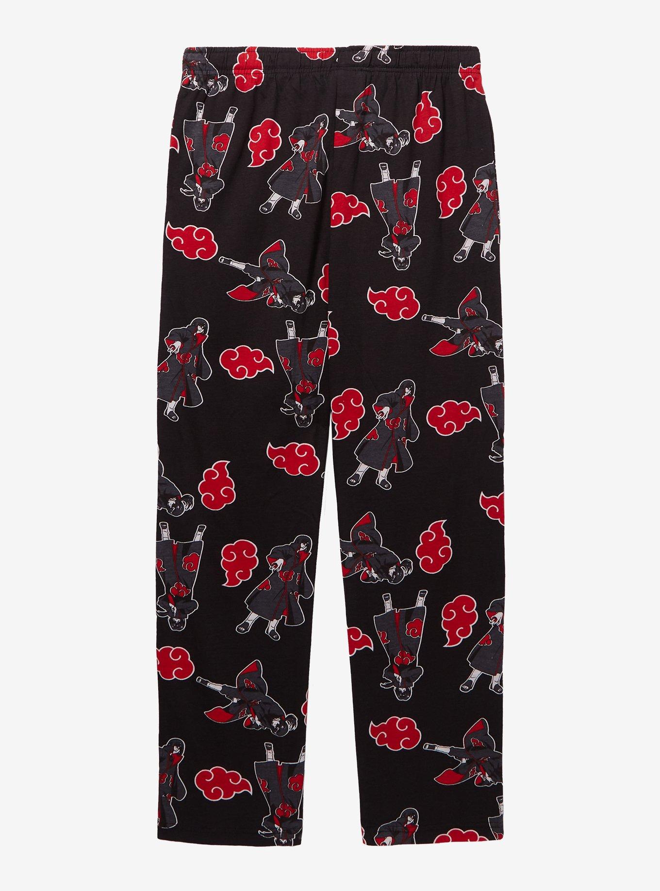 Naruto Shippuden Itachi Uchiha Allover Print Sleep Pants