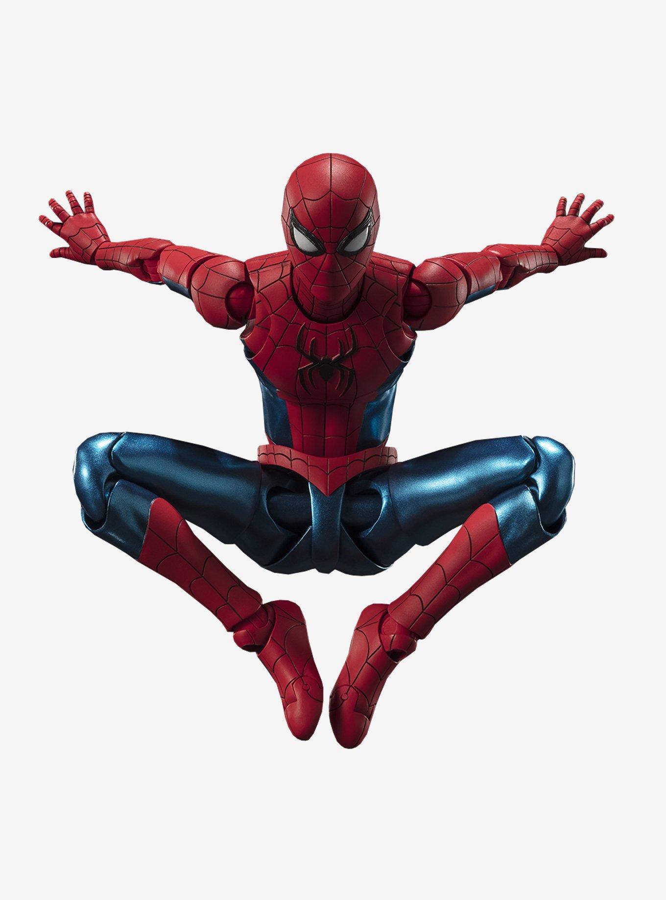 Bandai Spirits Marvel Spider-Man: No Way Home S.H.Figuarts Spider-Man (New Red & Blue Suit) Figure, , alternate