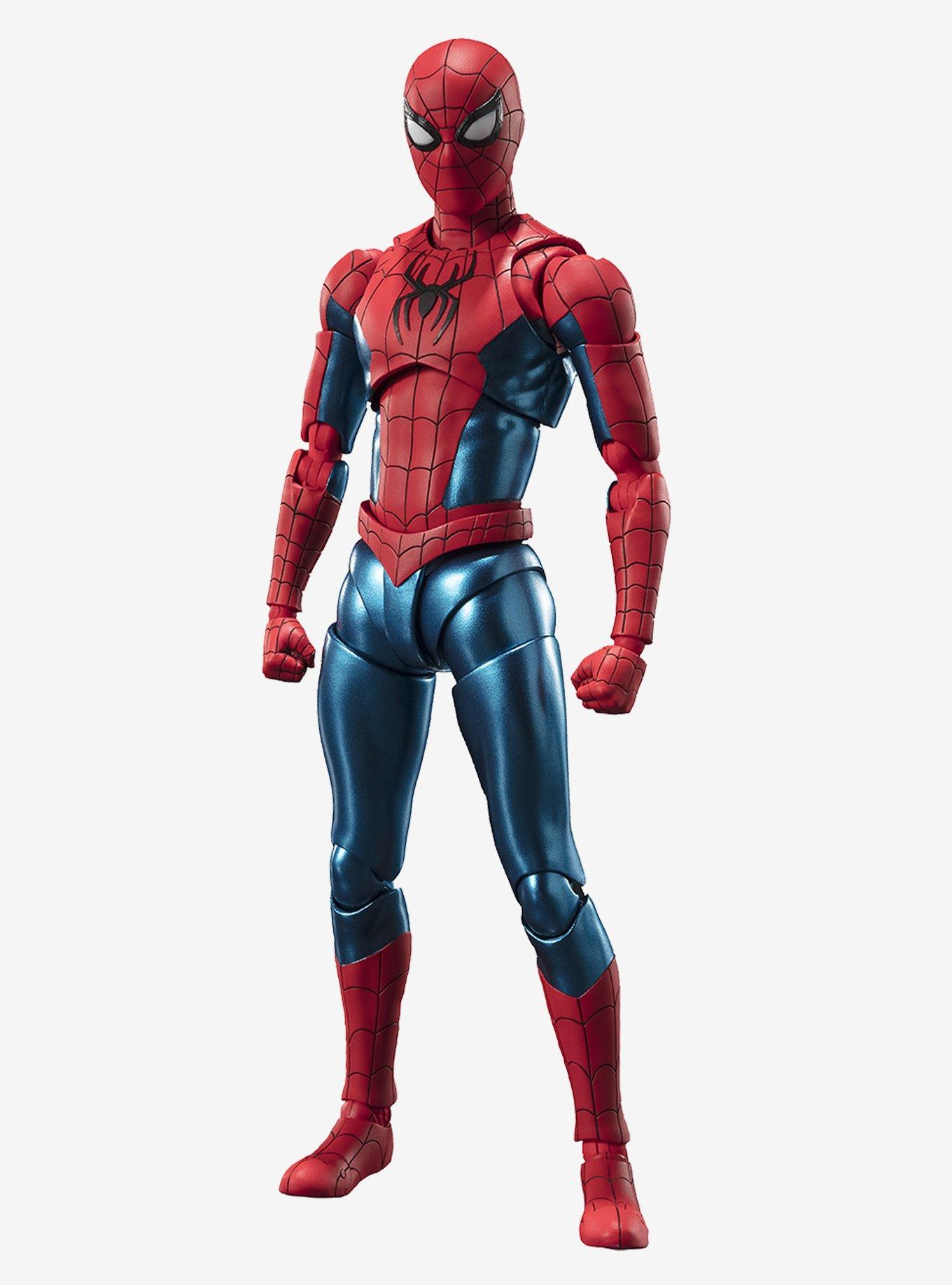 Bandai Spirits Marvel Spider-Man: No Way Home S.H.Figuarts Spider-Man (New Red & Blue Suit) Figure, , alternate