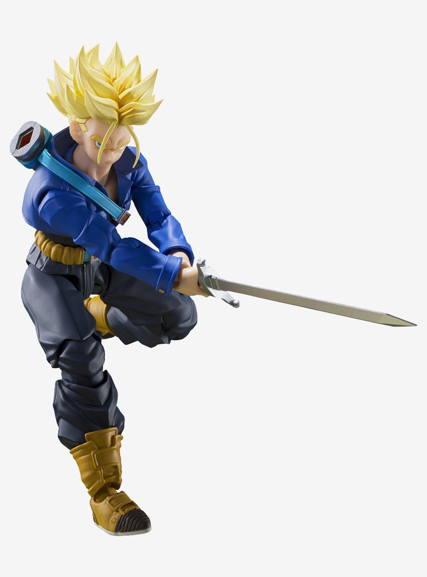 Bandai Spirits Dragon Ball Z S.H.Figuarts Super Saiyan Trunks (Boy From the Future) Figure, , alternate